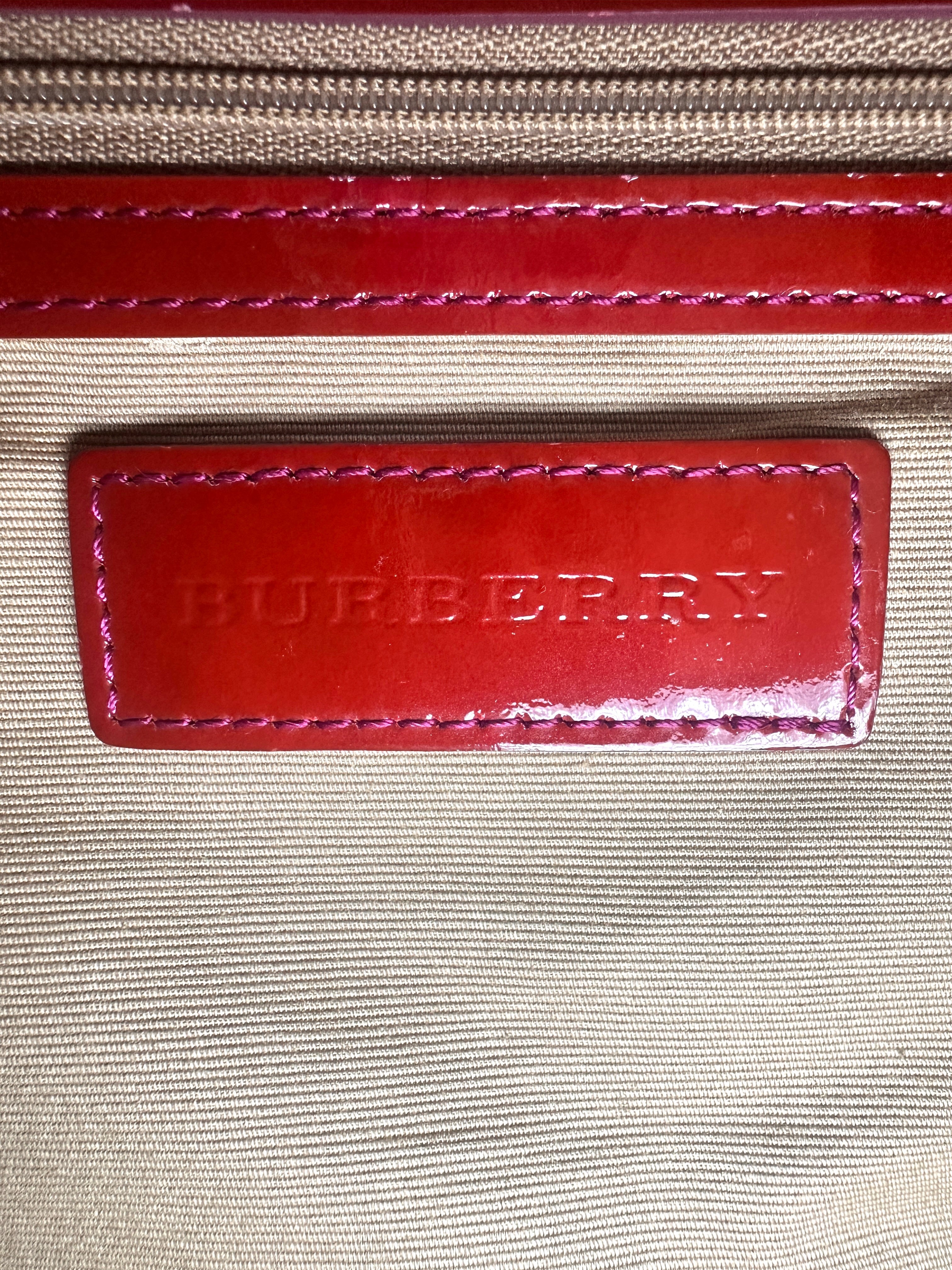 Burberry Nova Check Canvas Boston Bag BR67
