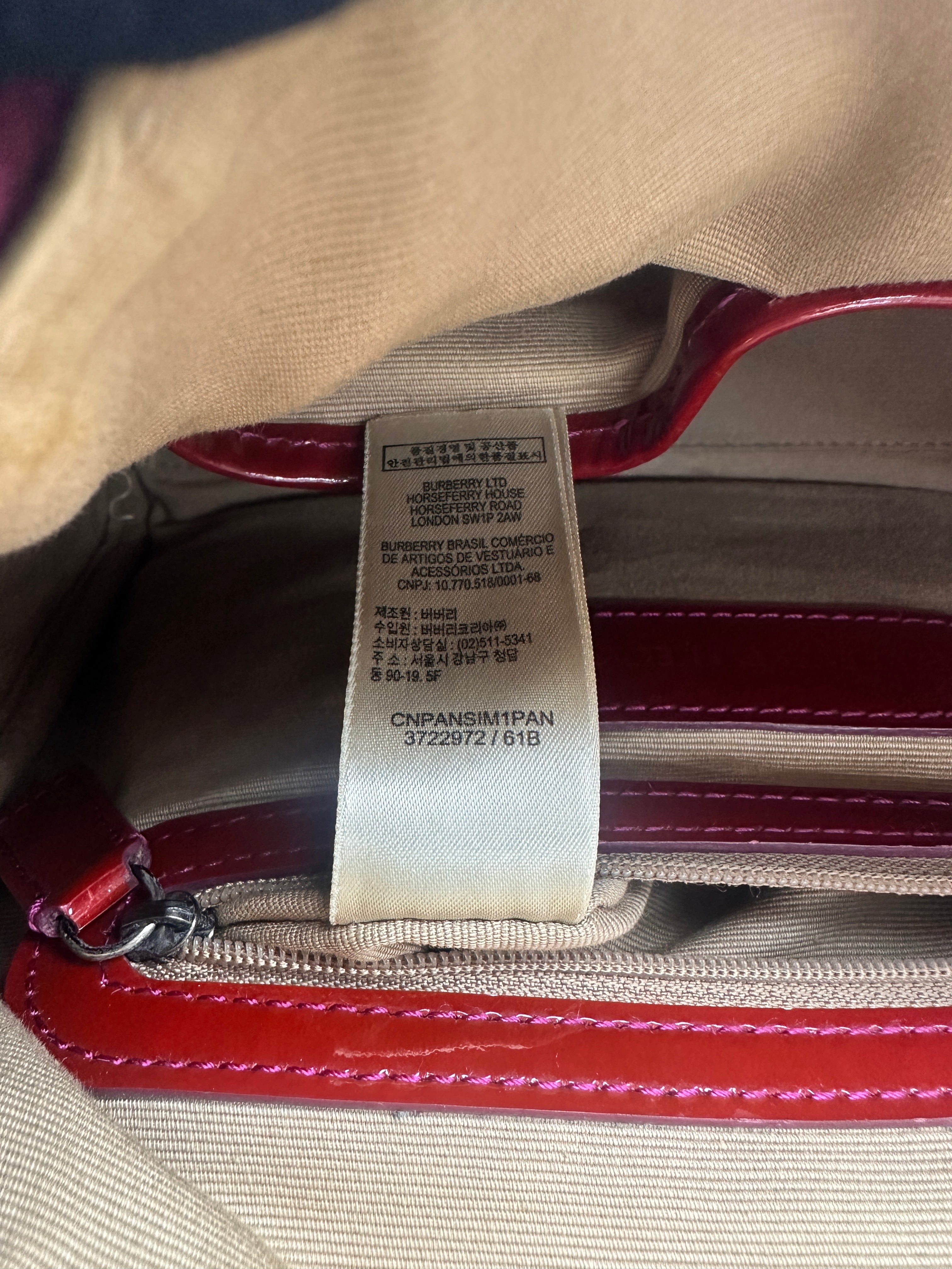 Burberry Nova Check Canvas Boston Bag BR67