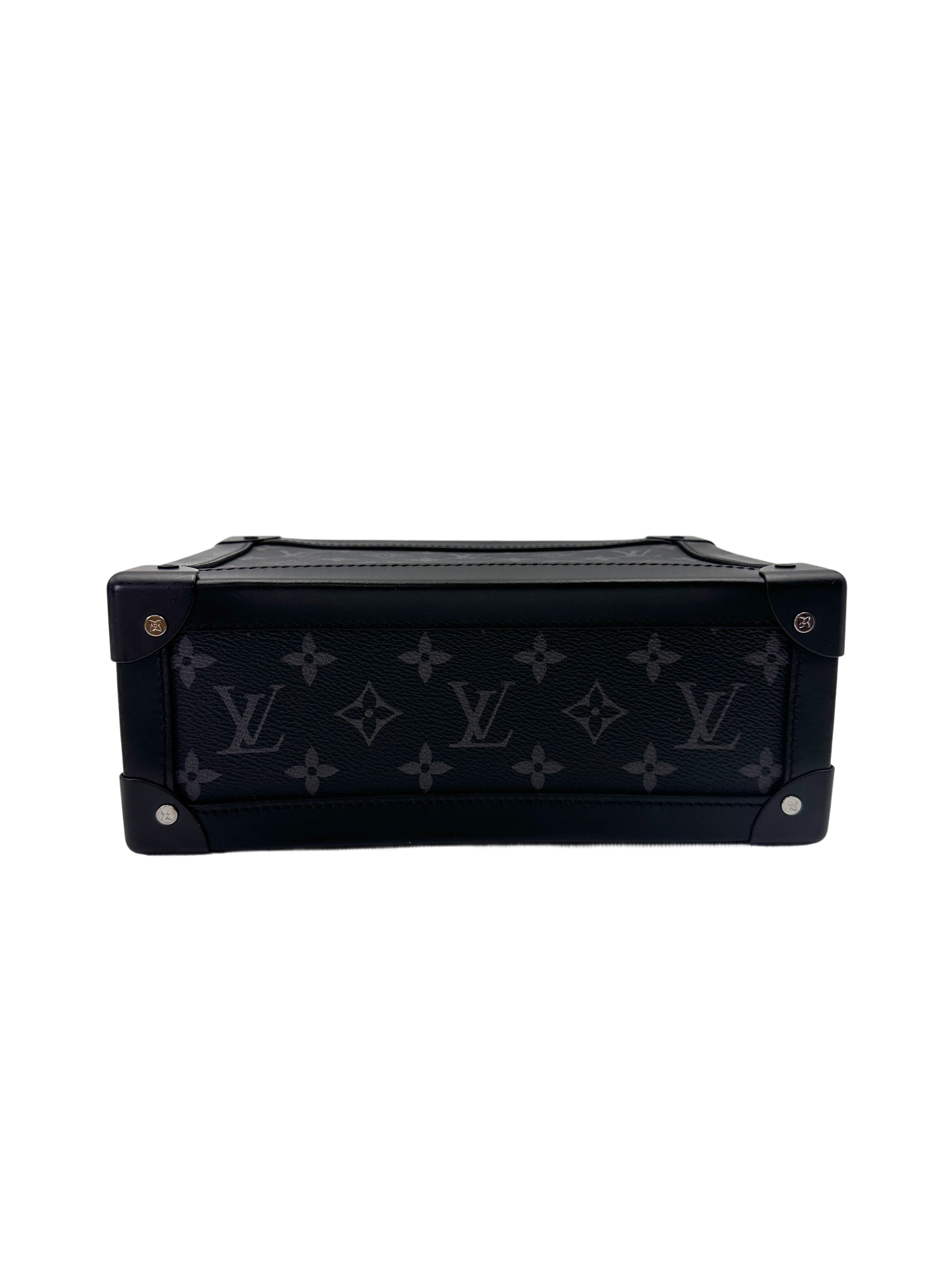 Louis Vuitton Soft Trunk Black Monogram Eclipse Shoulder Bag LV2903