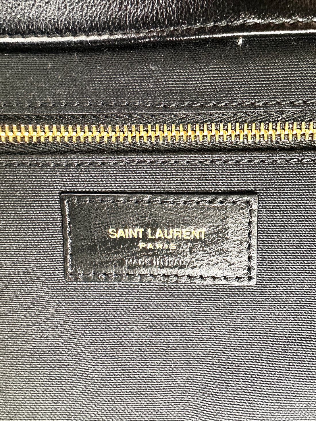 Saint Laurent Lcare Black Quilted Lambskin Large Size Shopping Bag SLE
