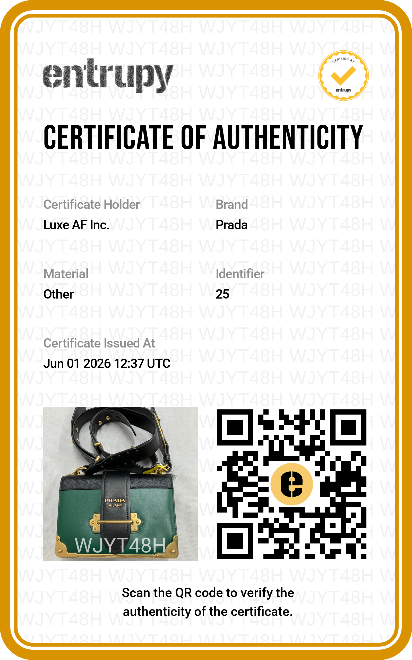 Prada Cahier Black/Green Leather Shoulder Bag PR430