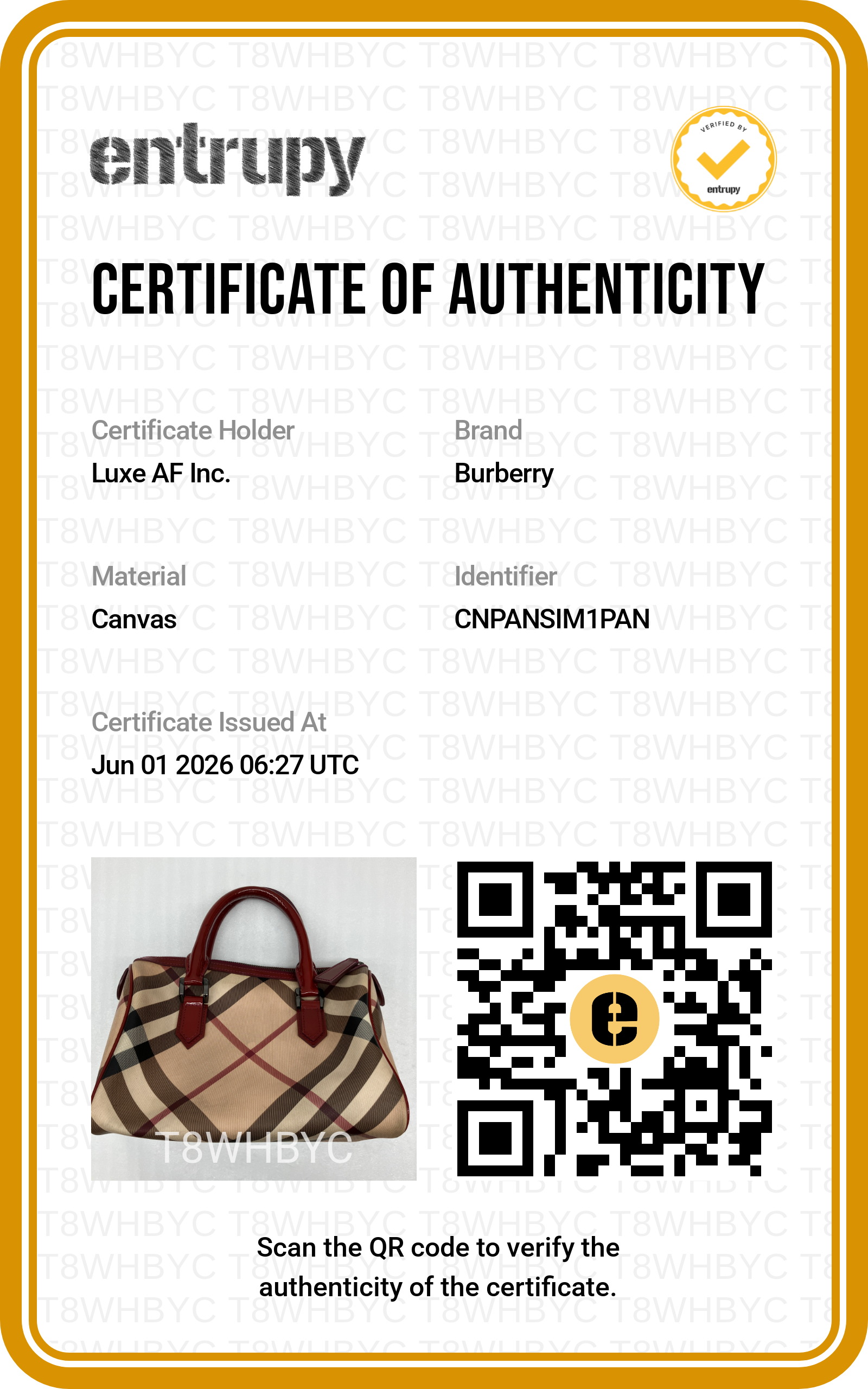 Burberry Nova Check Canvas Boston Bag BR67