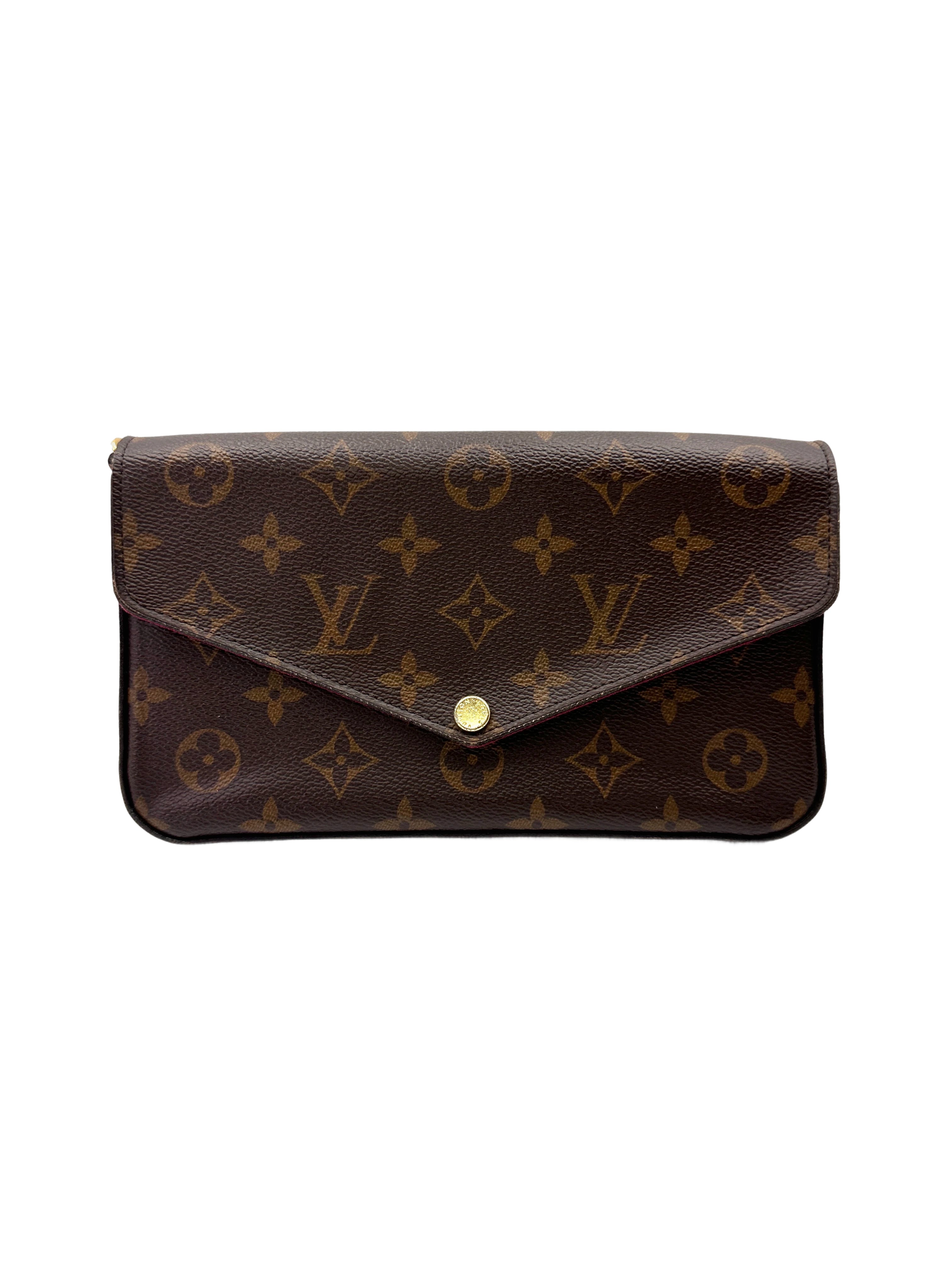Louis Vuitton Brown Monogram Canvas Pochette Felicie LV2908