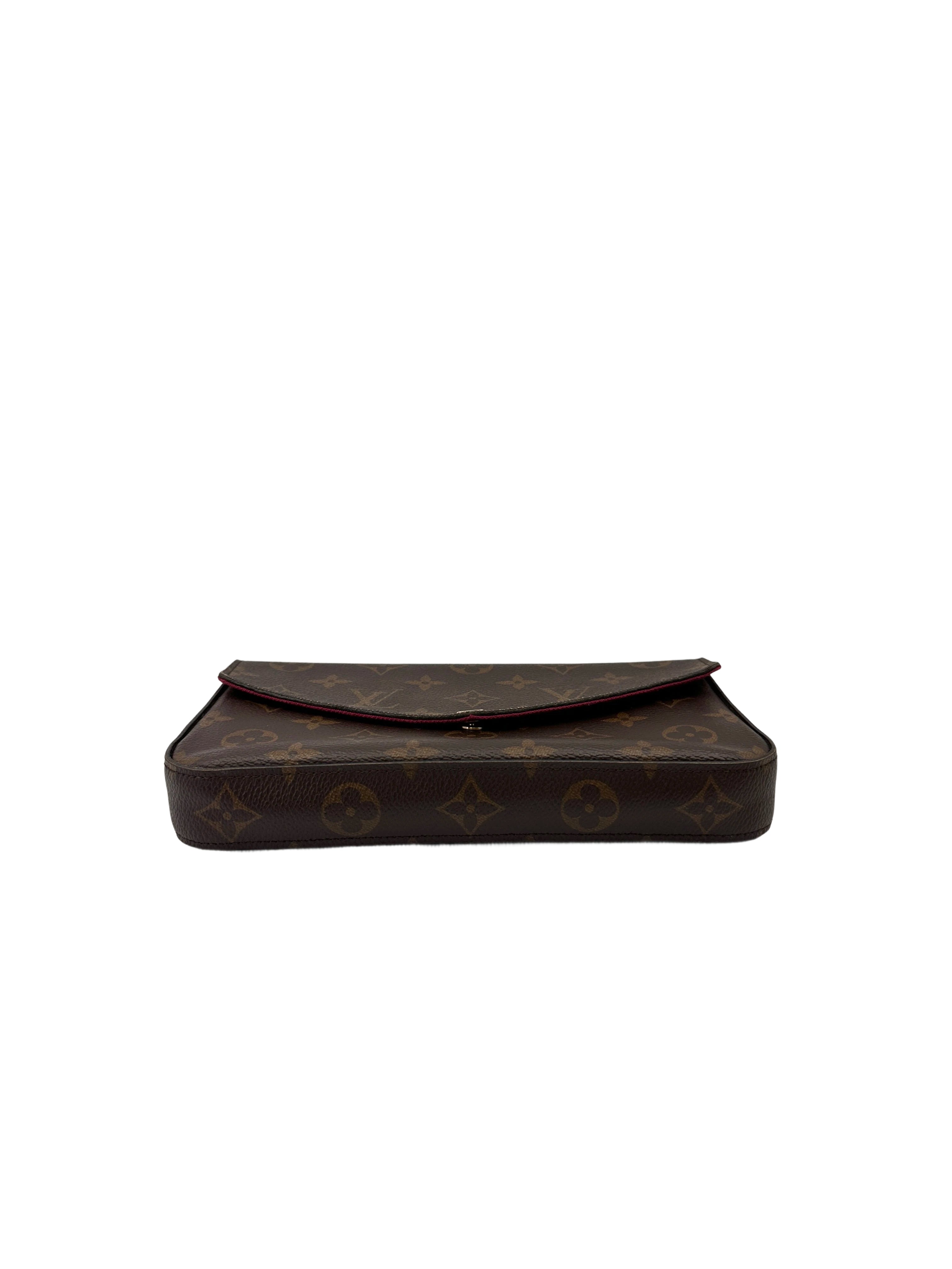 Louis Vuitton Brown Monogram Canvas Pochette Felicie LV2908