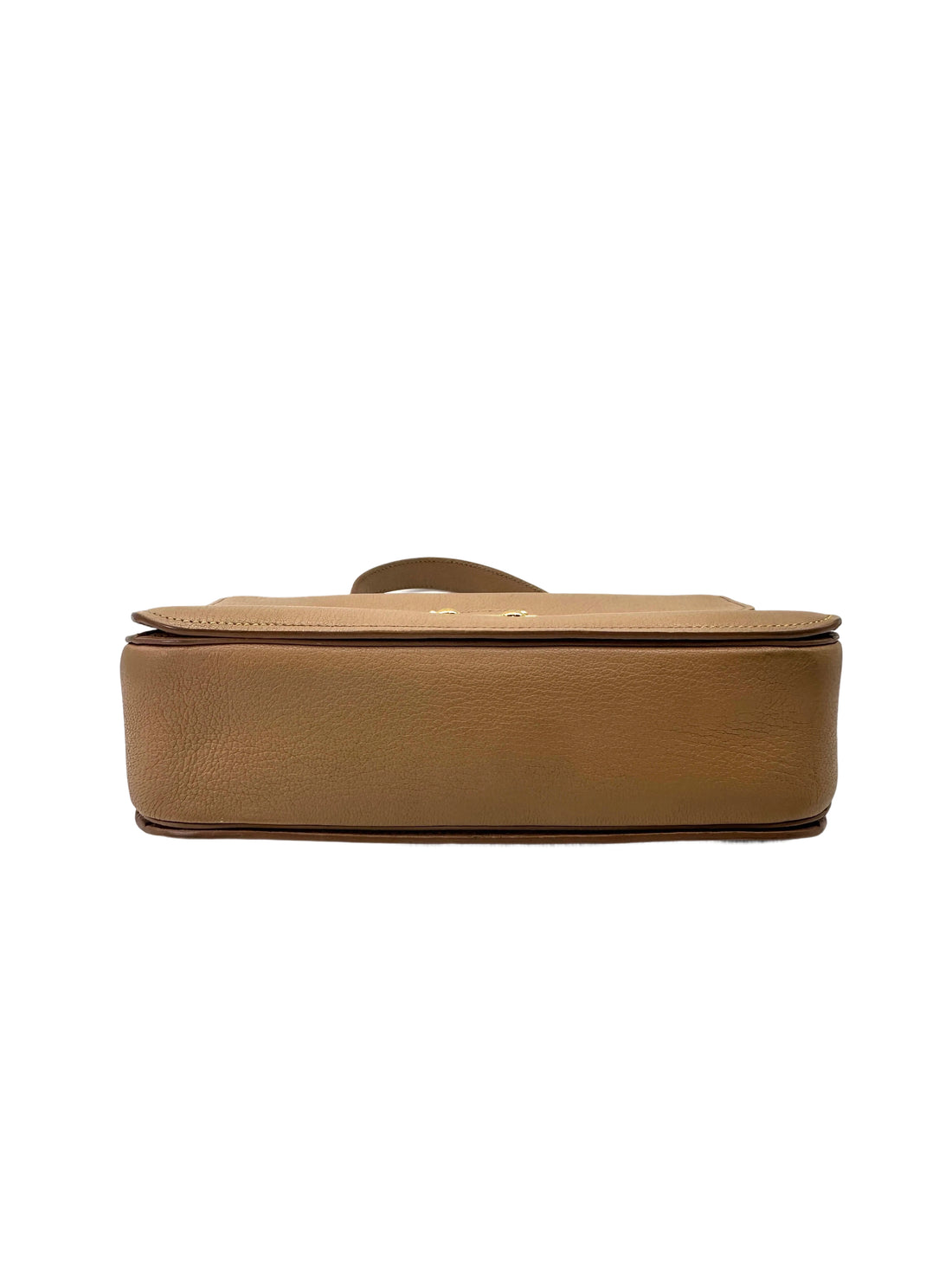 Miu Miu Madras Beige Leather Medium Size Top Handle Bag MM35