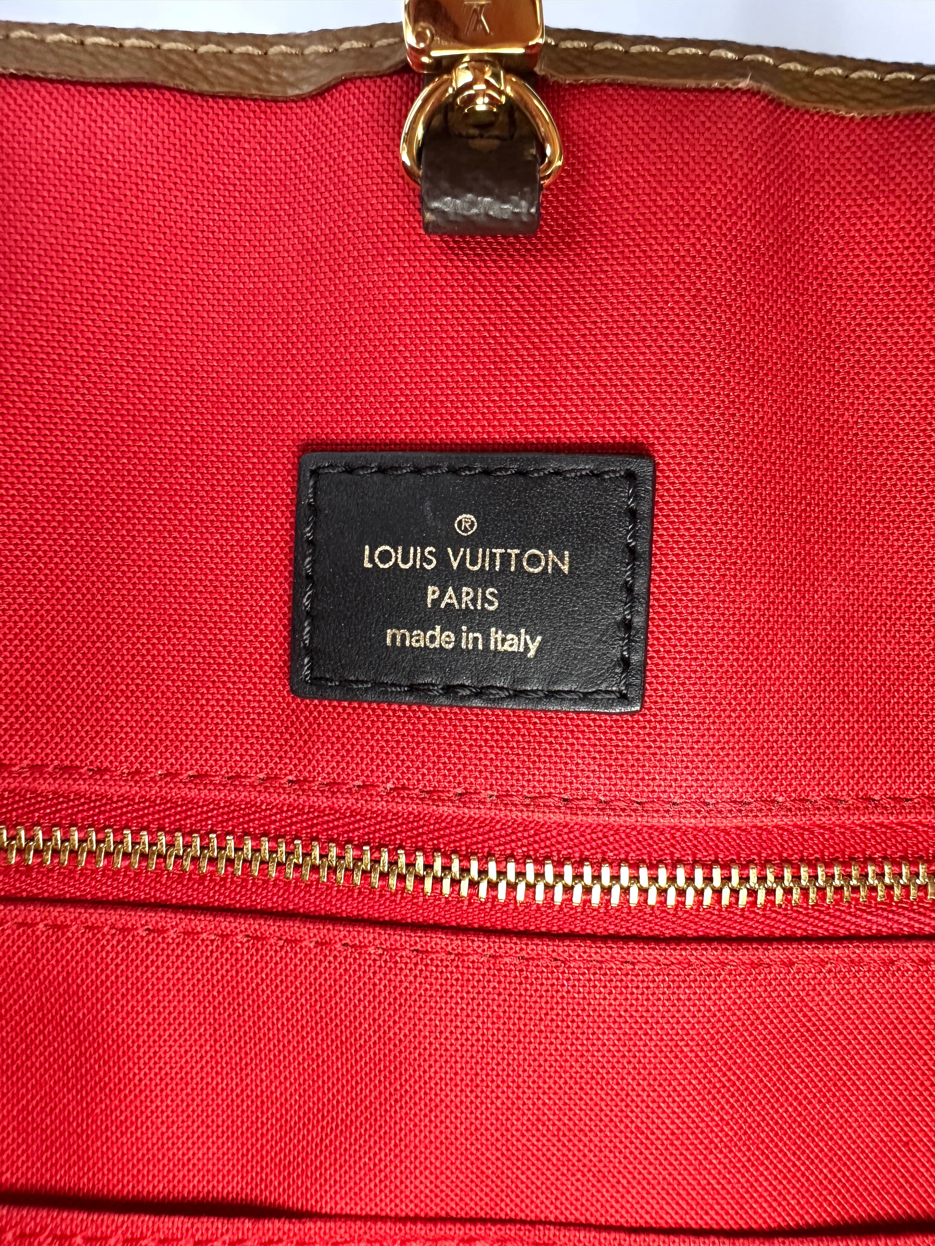 Louis Vuitton Onthego GM Monogram Canvas Handle Bag LV2907
