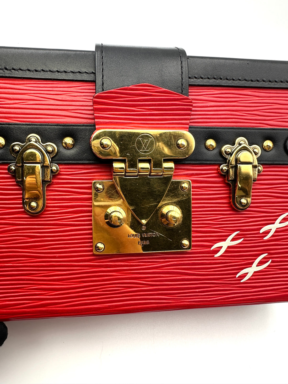 Louis Vuitton Petite Malle Red Epi Leather Shoulder Bag LV2912