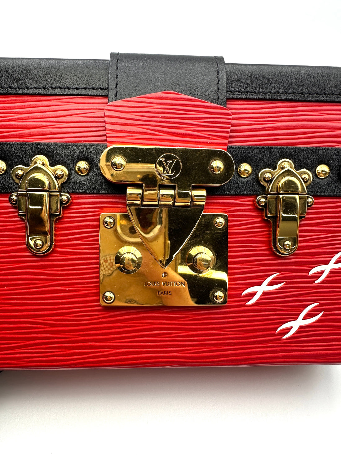 Louis Vuitton Petite Malle Red Epi Leather Shoulder Bag LV2911