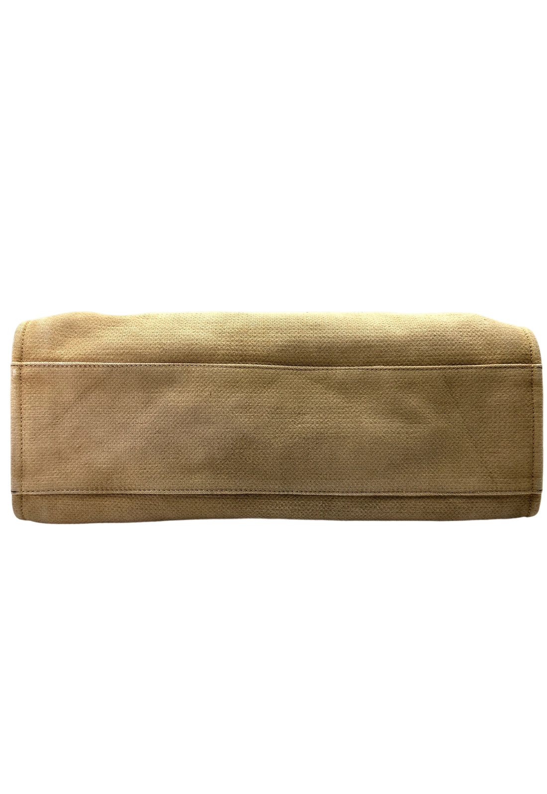 Chanel Deauville Beige Canvas Large Size Tote Handle Bag(15***98) CC2080