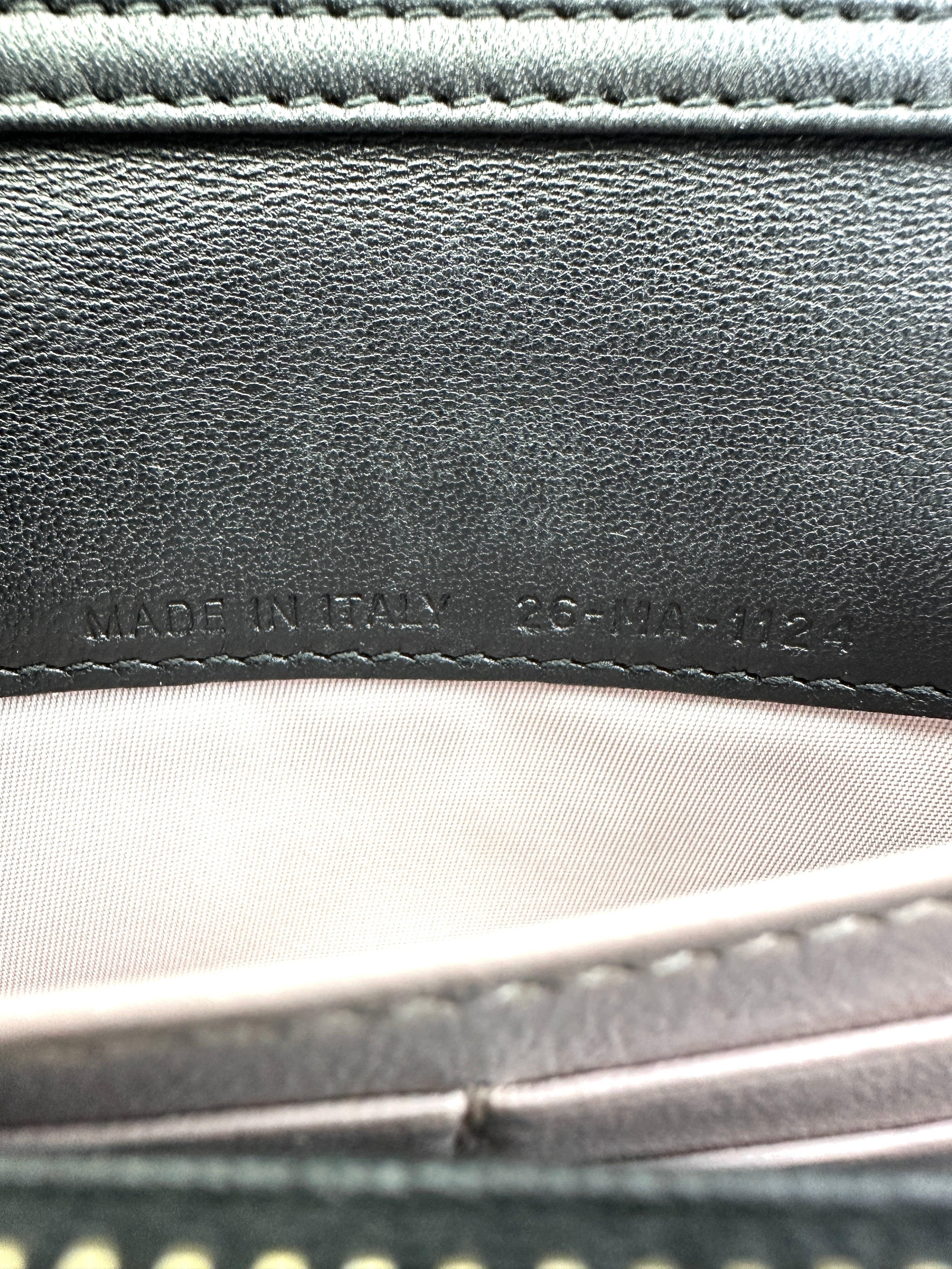 Christian Dior Miss Dior Black Cannage Lambskin Chain Clutch DR769