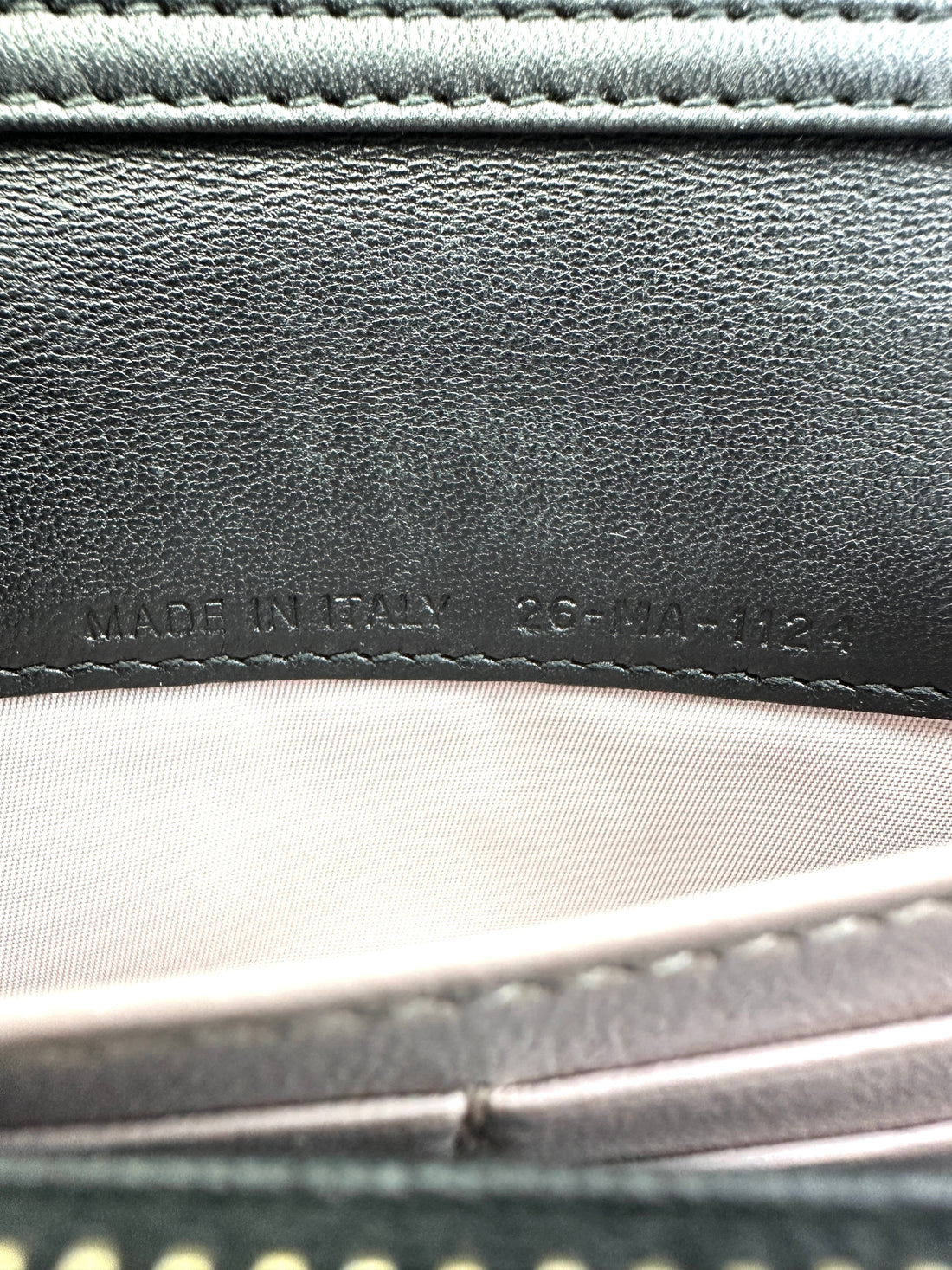 Christian Dior Miss Dior Black Cannage Lambskin Chain Clutch DR769