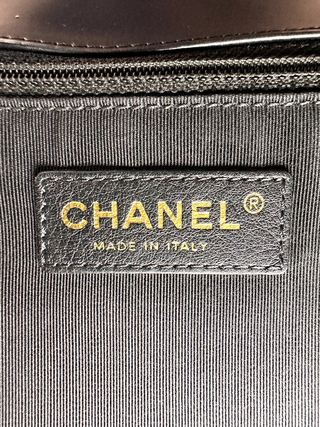Chanel LeBoy Black Smooth Leather Large Size Flap Bag With Gold Buckle(15***59) CC2077