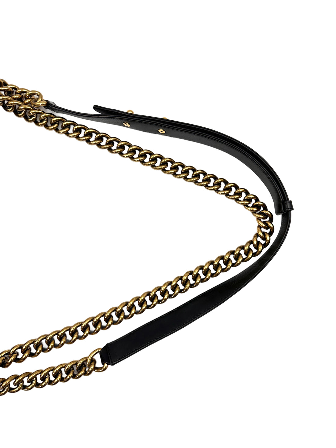 Chanel LeBoy Black Smooth Leather Large Size Flap Bag With Gold Buckle(15***59) CC2077