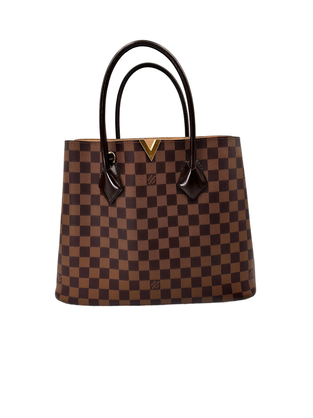 Louis Vuitton Kensington Damier Ebene Canvas Handle Bag LV2914