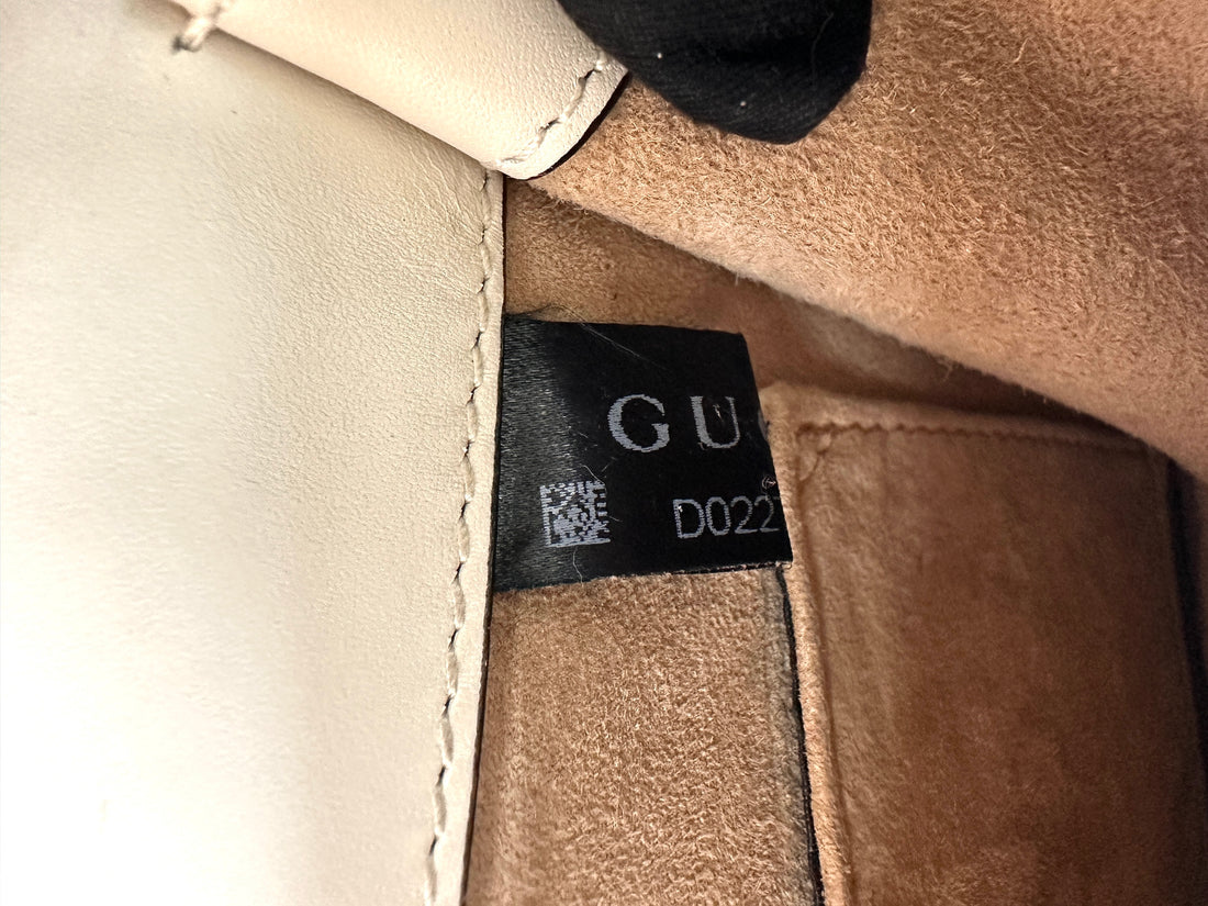 Gucci Sylvie White Leather Shoulder Bag GG1170