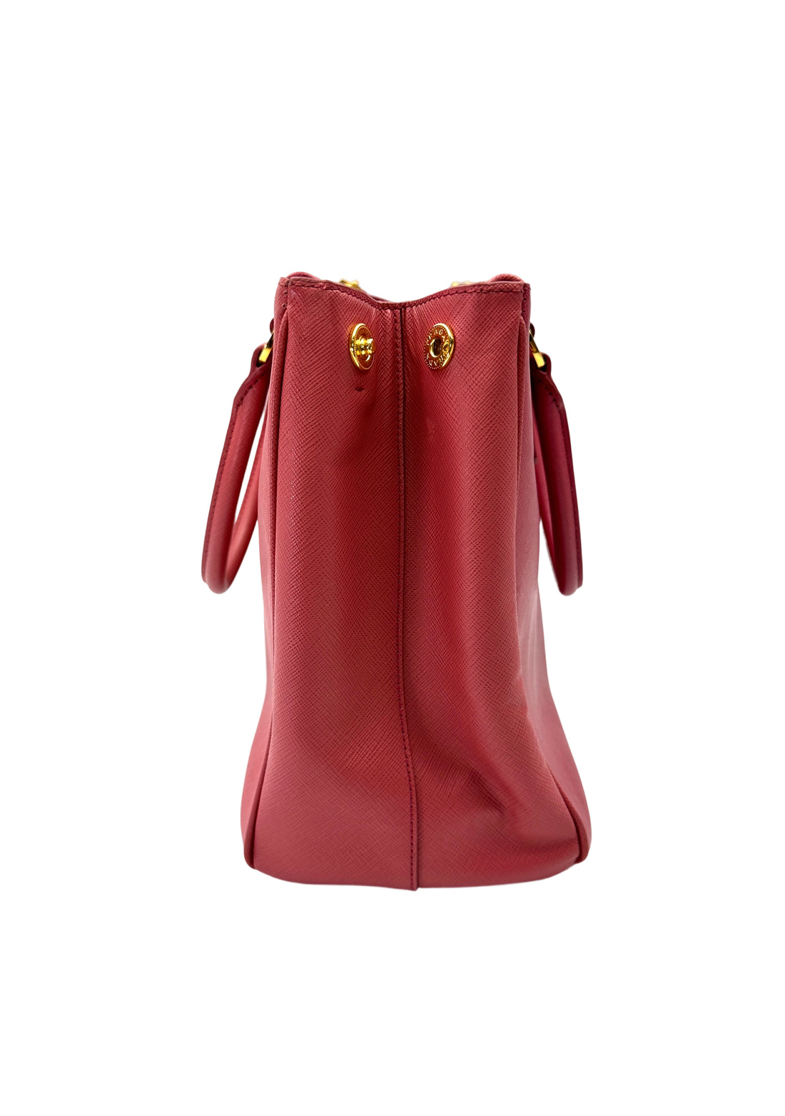 Prada Galleria Pink Saffiano Leather Handle Bag PR422