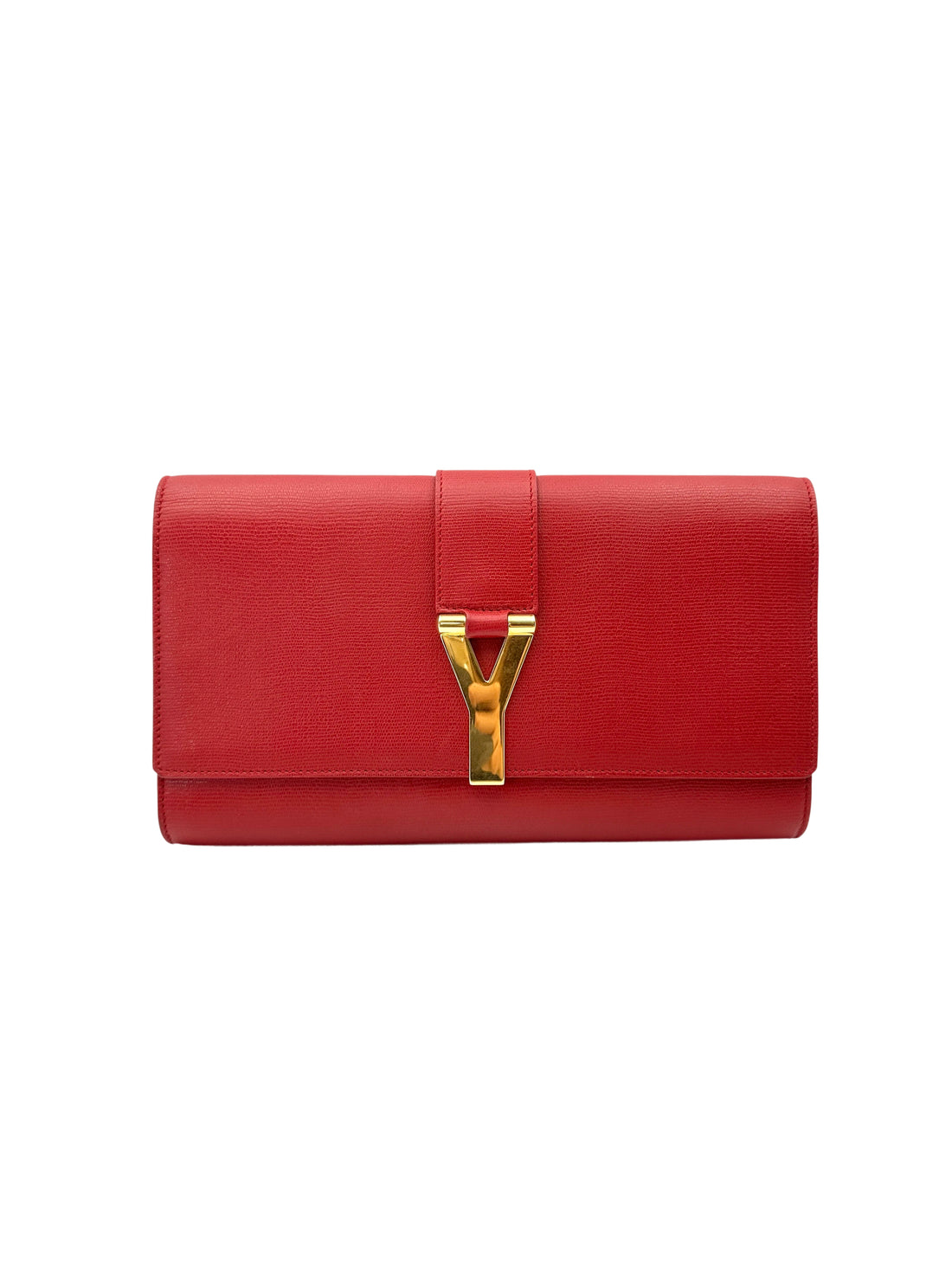 Saint Laurent Red Leather Long Wallet SL246