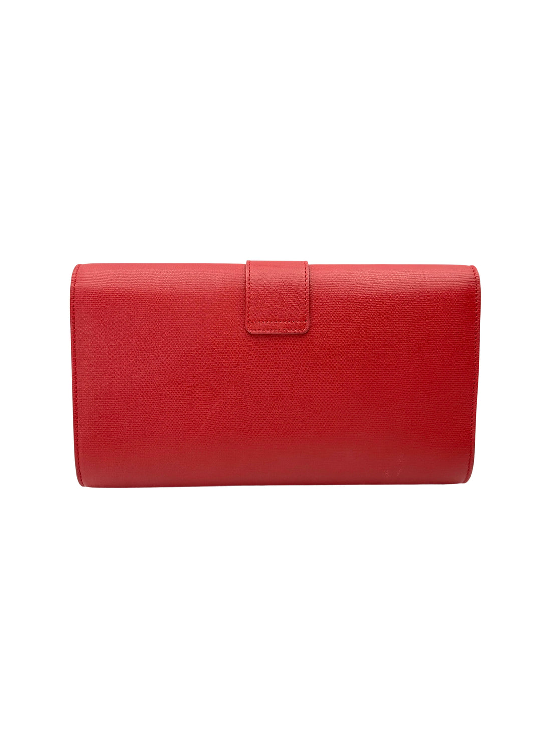 Saint Laurent Red Leather Long Wallet SL246