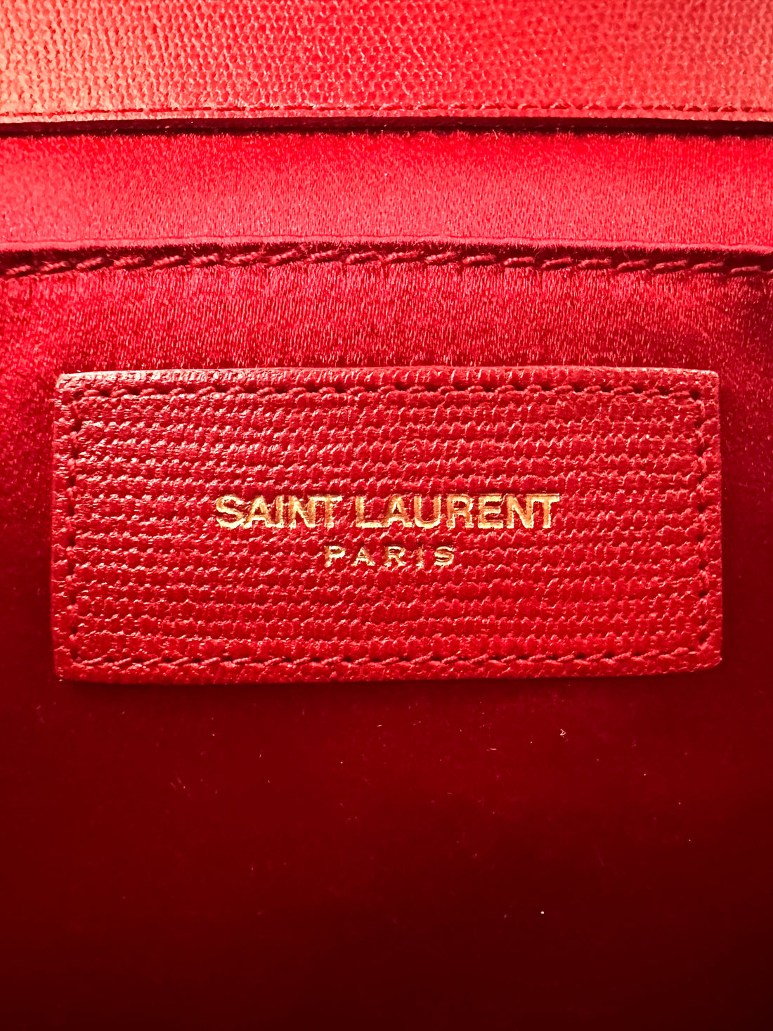 Saint Laurent Red Leather Long Wallet SL246