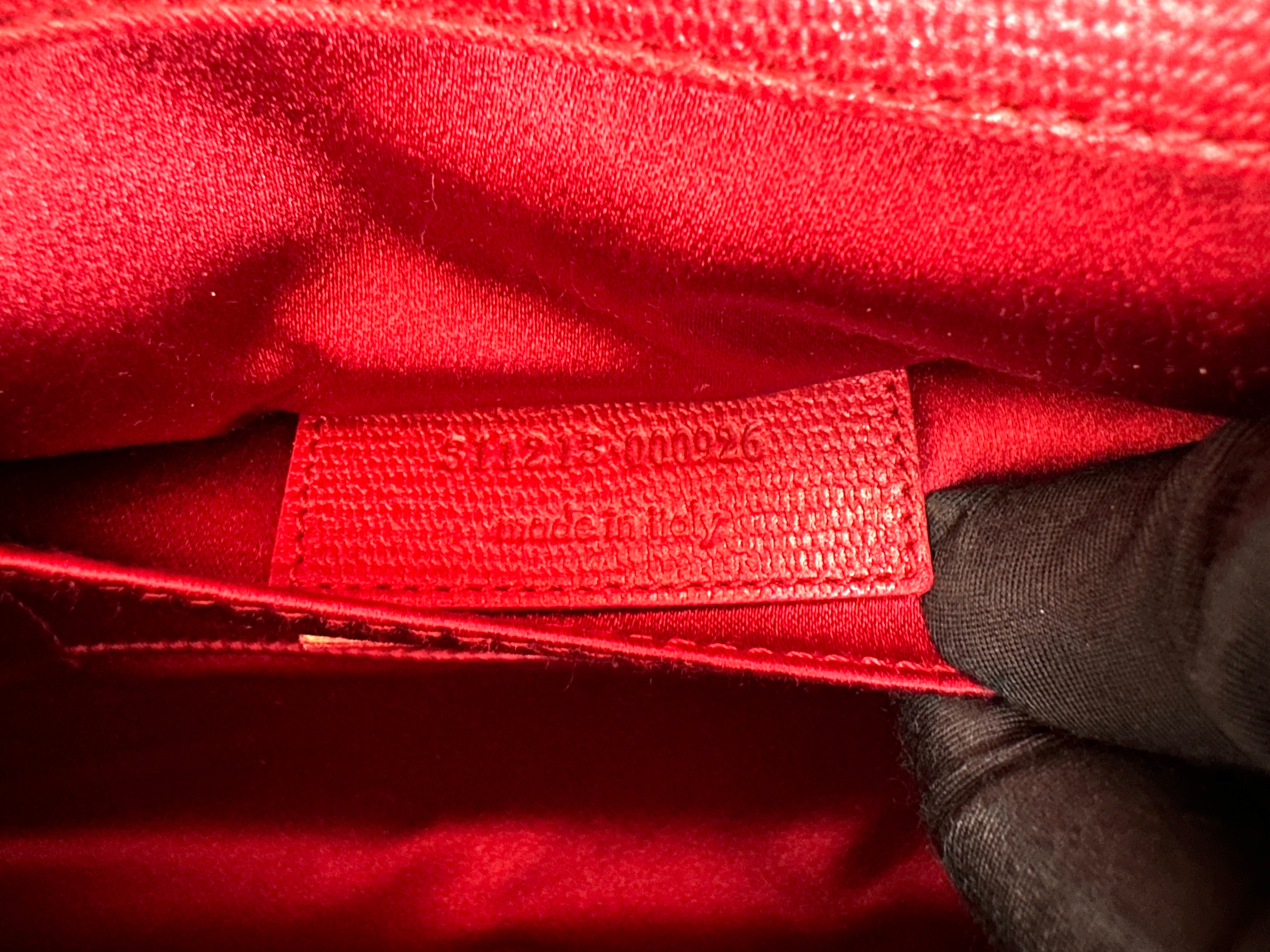 Saint Laurent Red Leather Long Wallet SL246