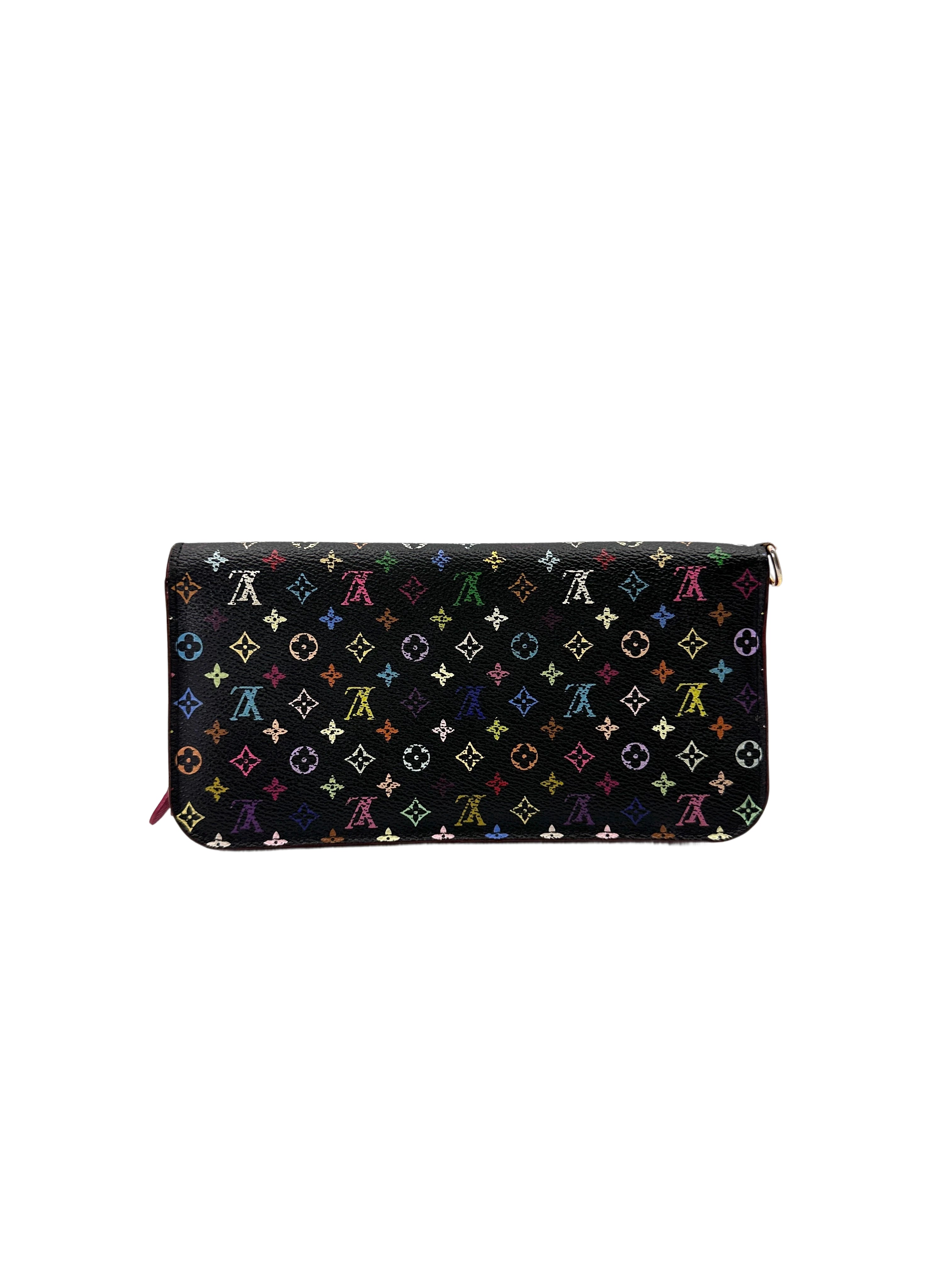 Louis Vuitton x Takashi Murakami Multicolor Monogram Zippy Long Wallet LV2917