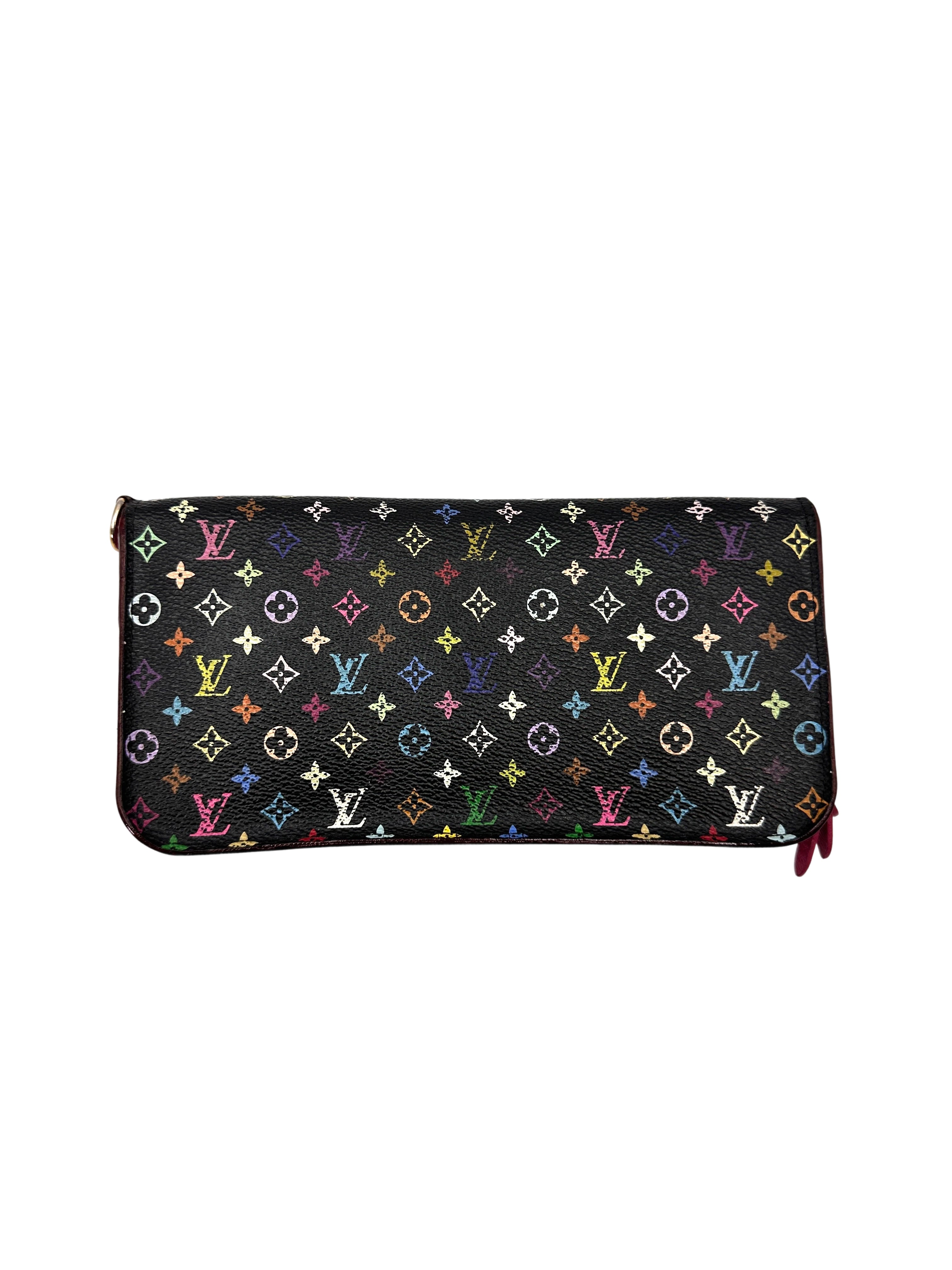 Louis Vuitton x Takashi Murakami Multicolor Monogram Zippy Long Wallet LV2917