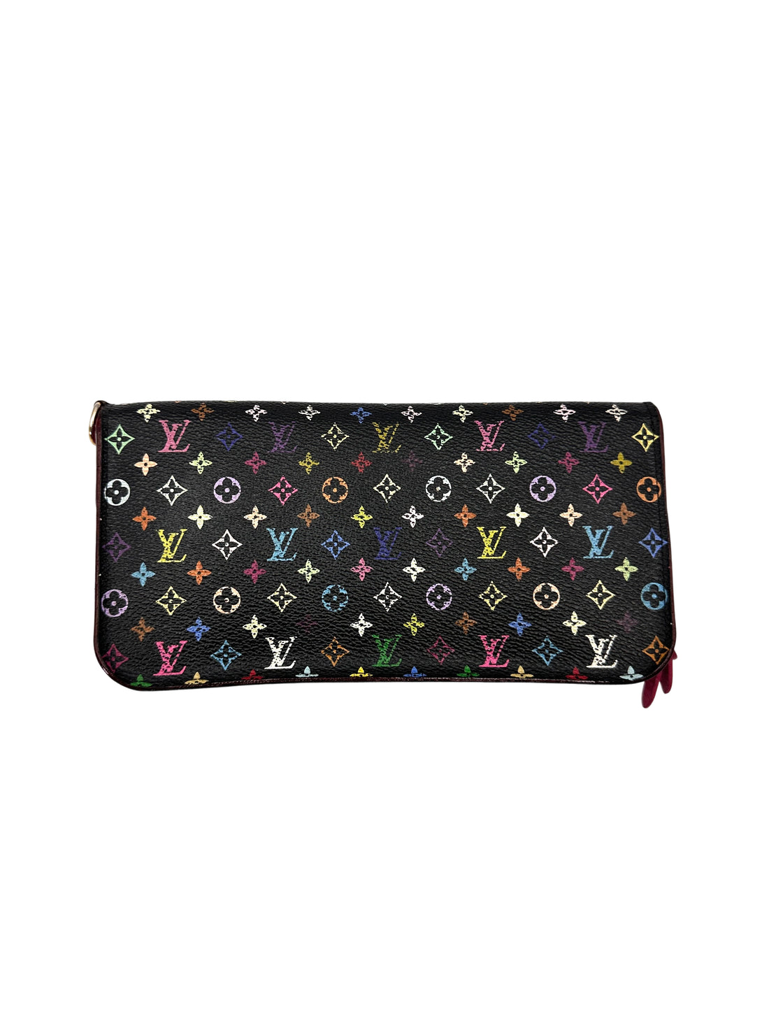 Louis Vuitton x Takashi Murakami Multicolor Monogram Zippy Long Wallet LV2917
