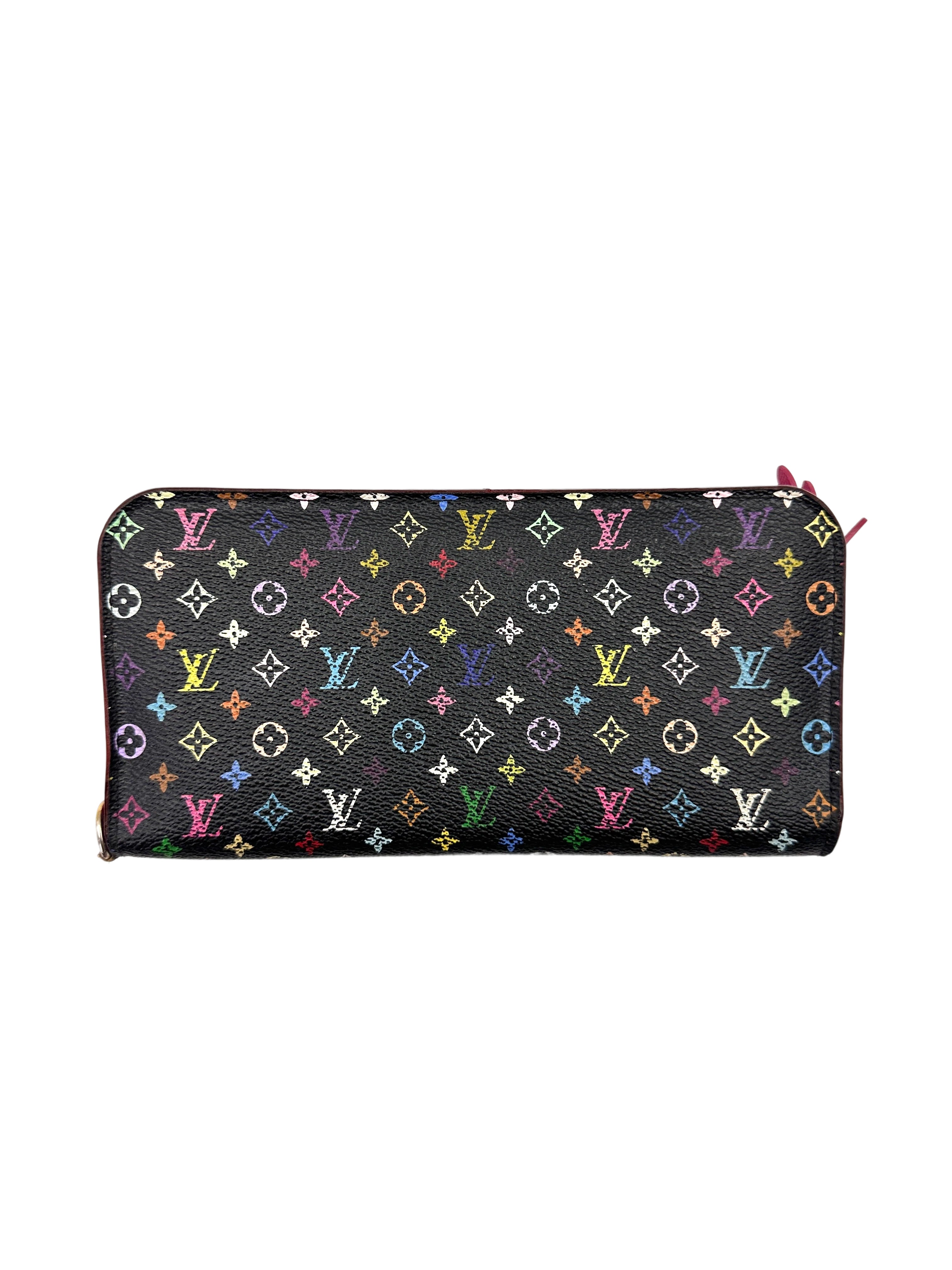 Louis Vuitton x Takashi Murakami Multicolor Monogram Zippy Long Wallet LV2917