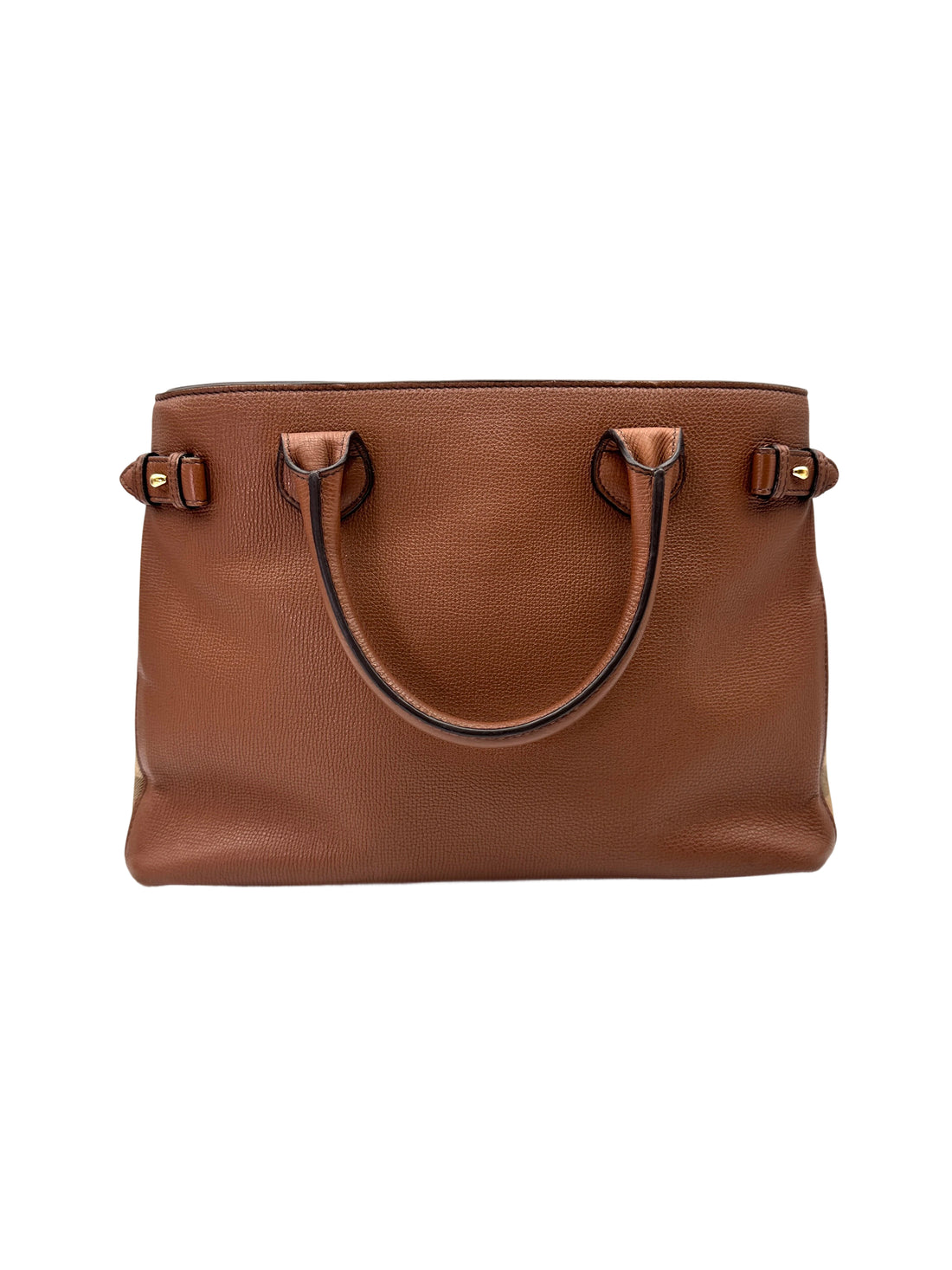Burberry The Banner Beige Leather Handle Bag BR68