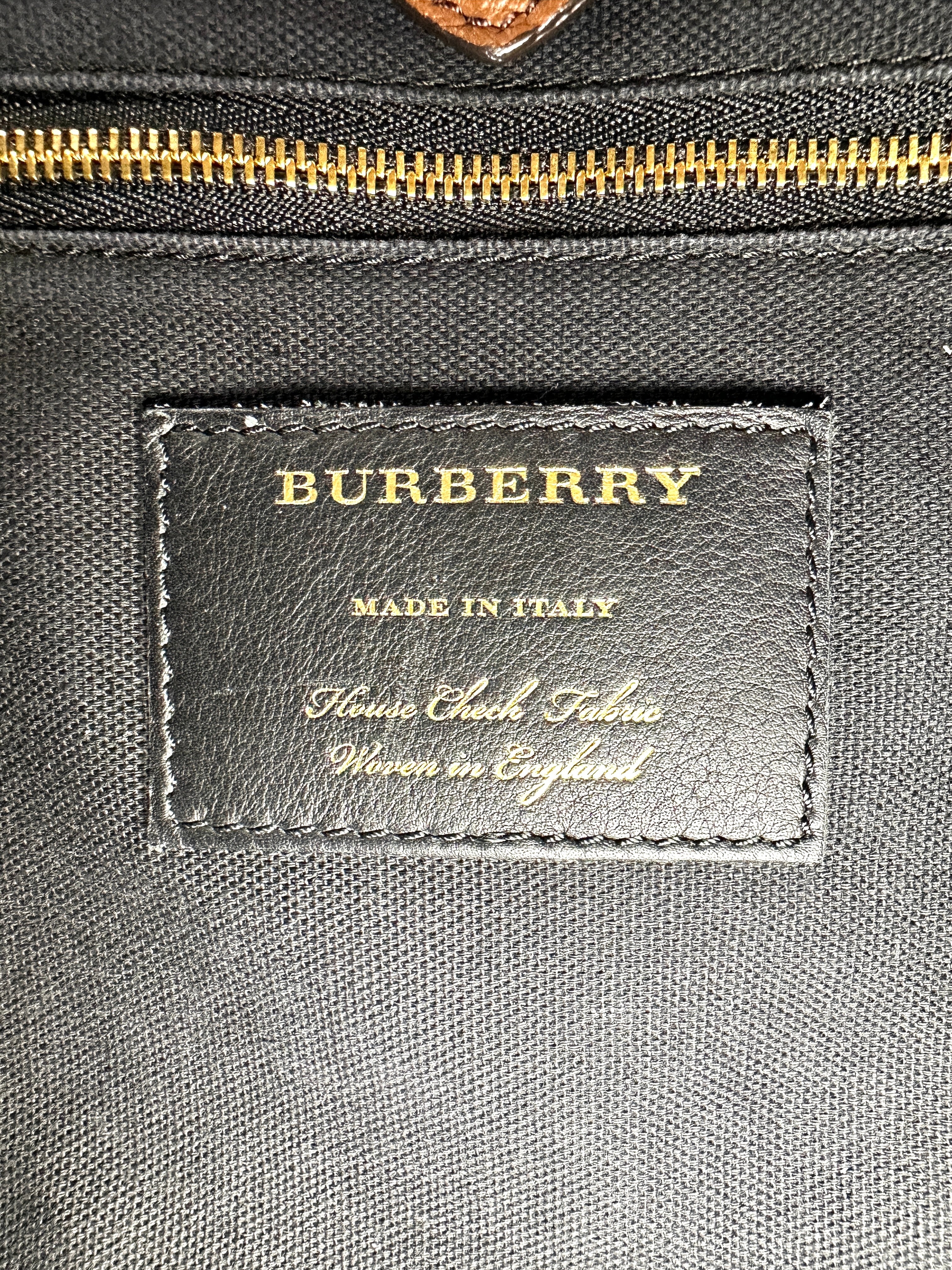 Burberry The Banner Beige Leather Handle Bag BR68