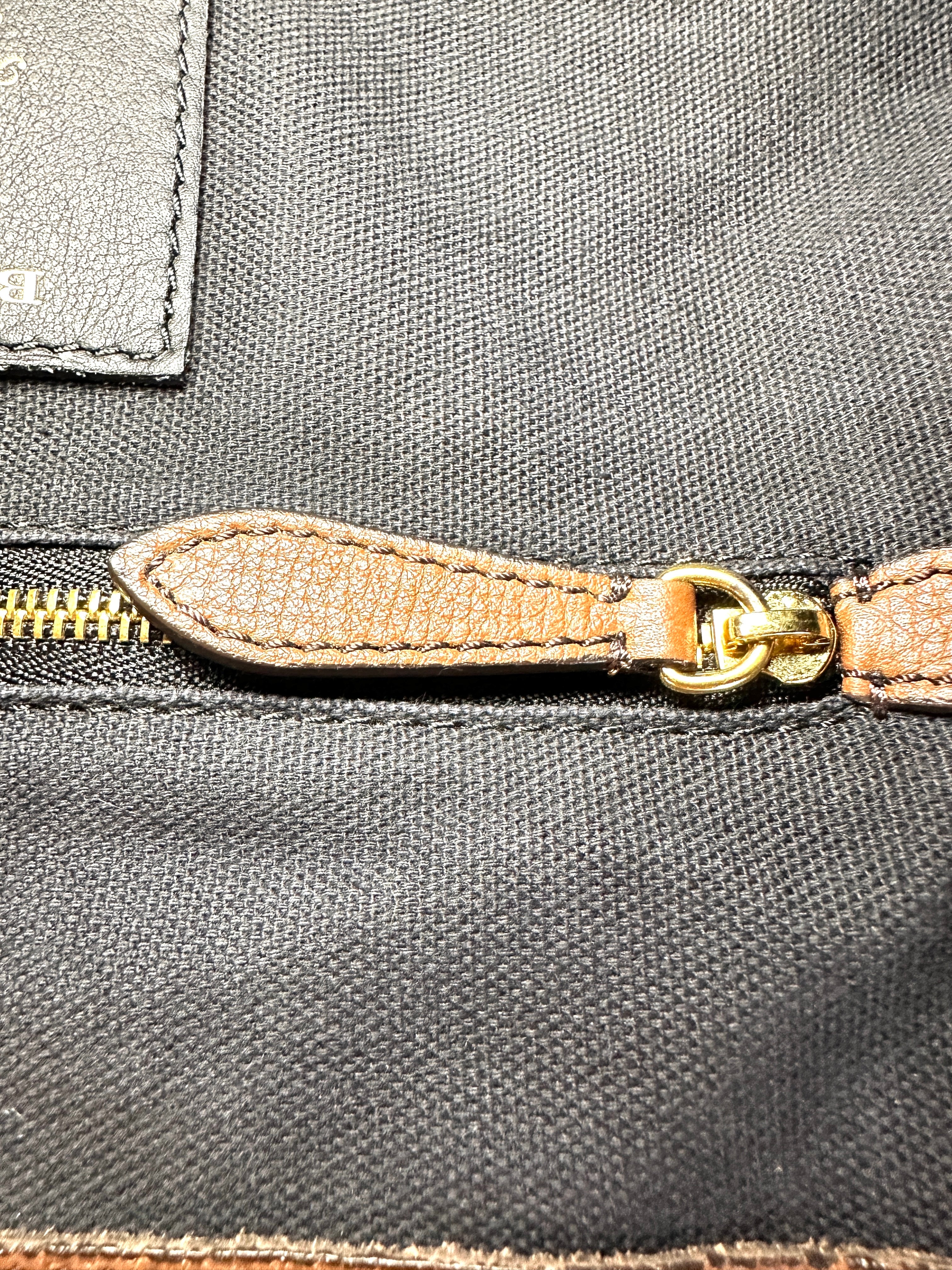 Burberry The Banner Beige Leather Handle Bag BR68
