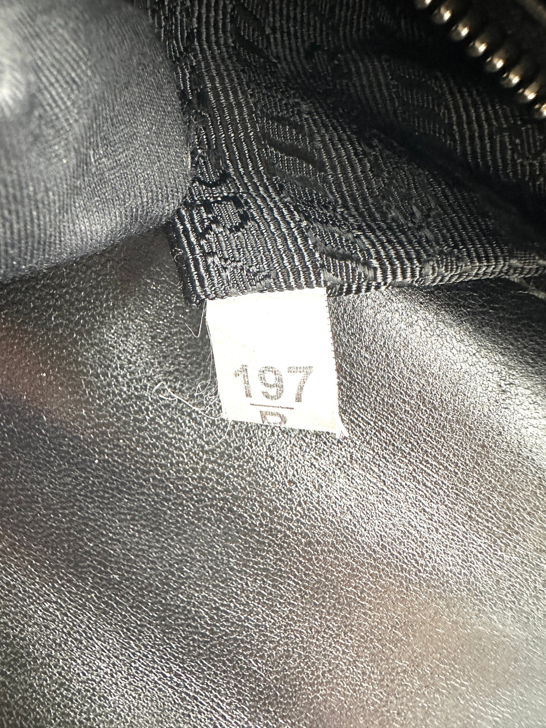 Prada Nappa Gaufre Black Leather Chain Shoulder Bag PR423