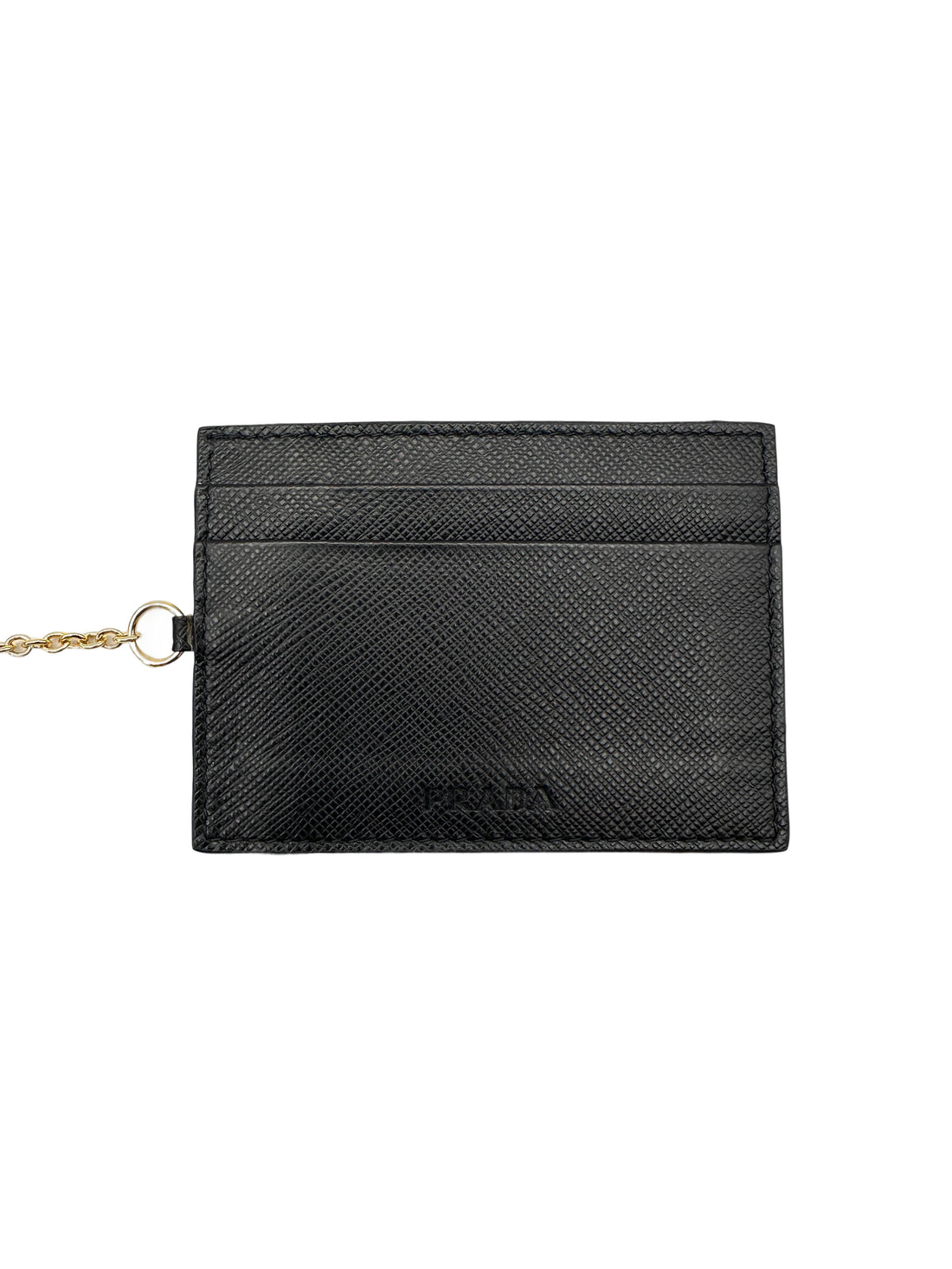 Prada Cahier Black Leather Long Wallet PR425