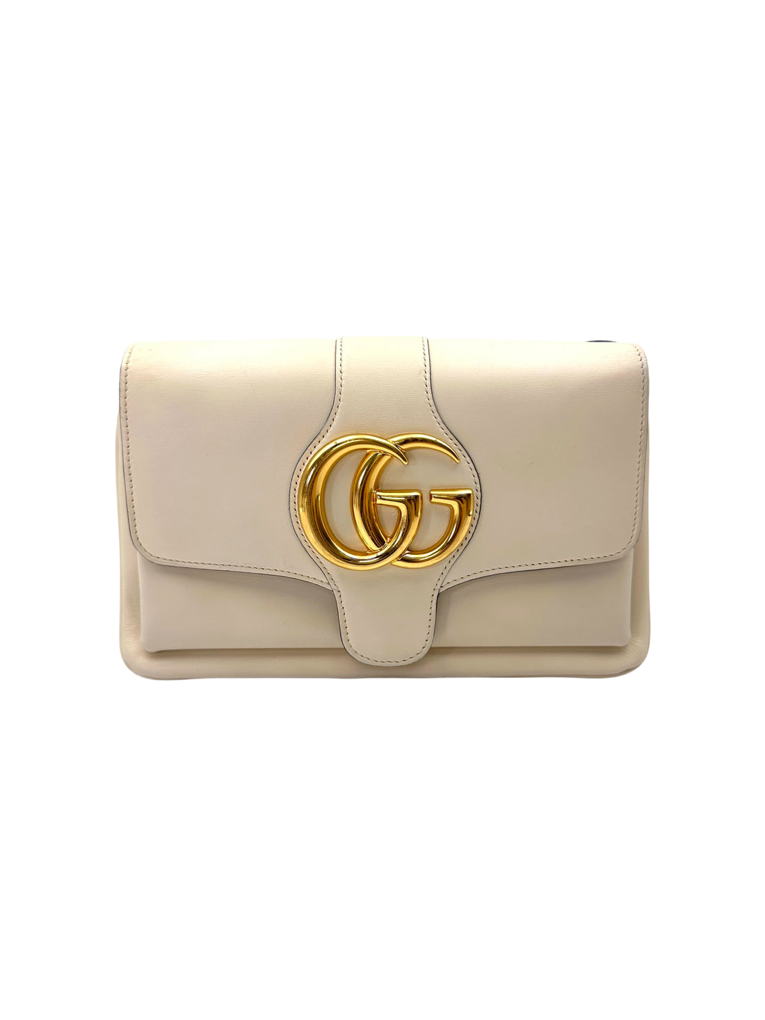 Gucci Arli White Leather Shoulder Bag GG1169