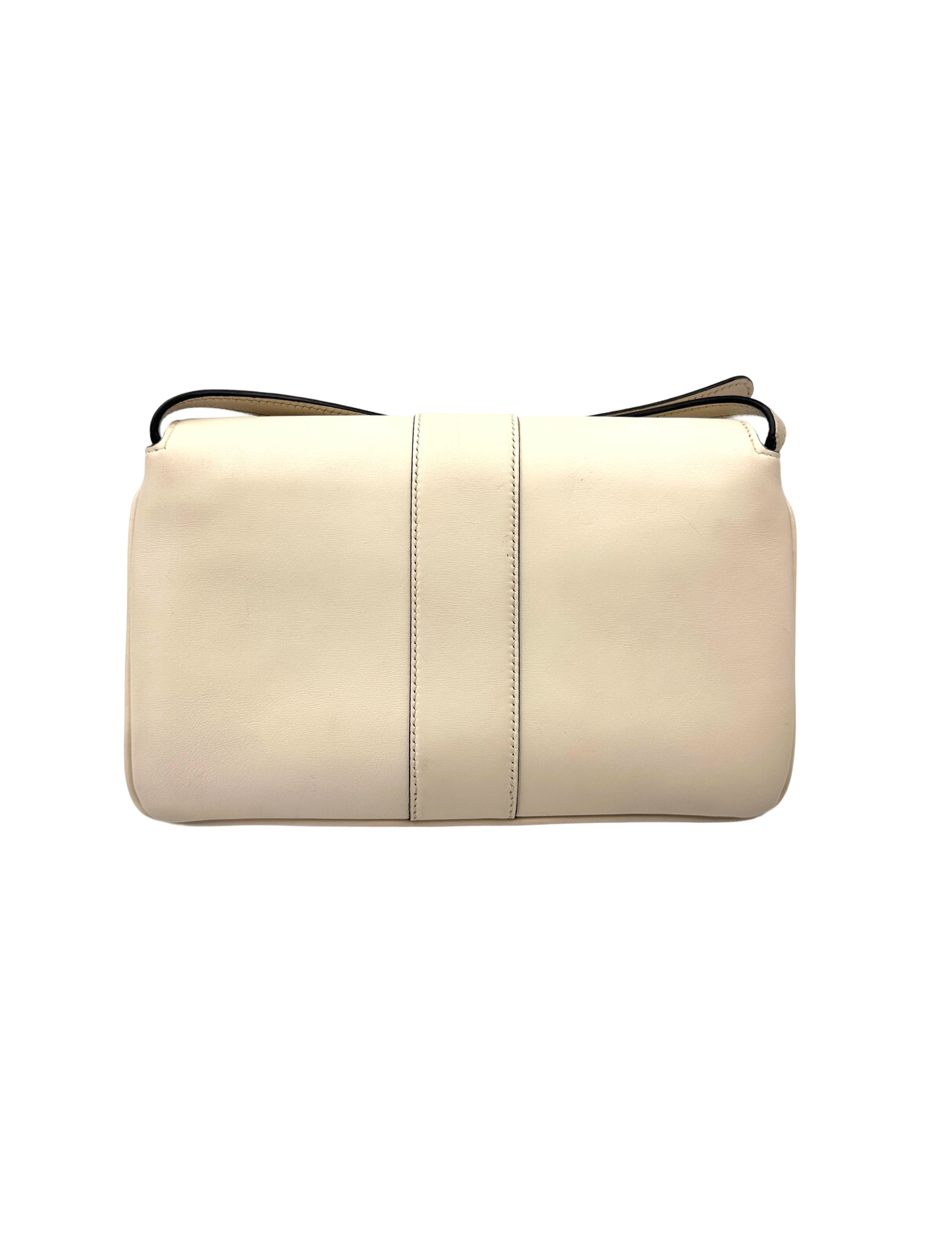 Gucci Arli White Leather Shoulder Bag GG1169