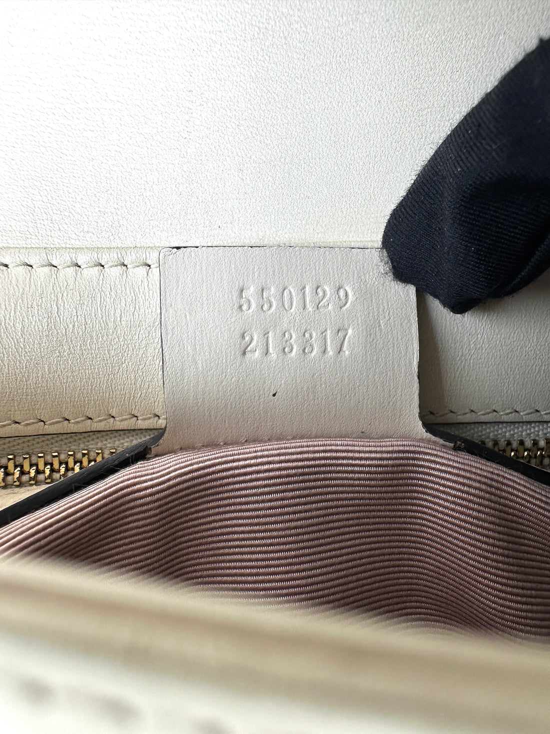 Gucci Arli White Leather Shoulder Bag GG1169