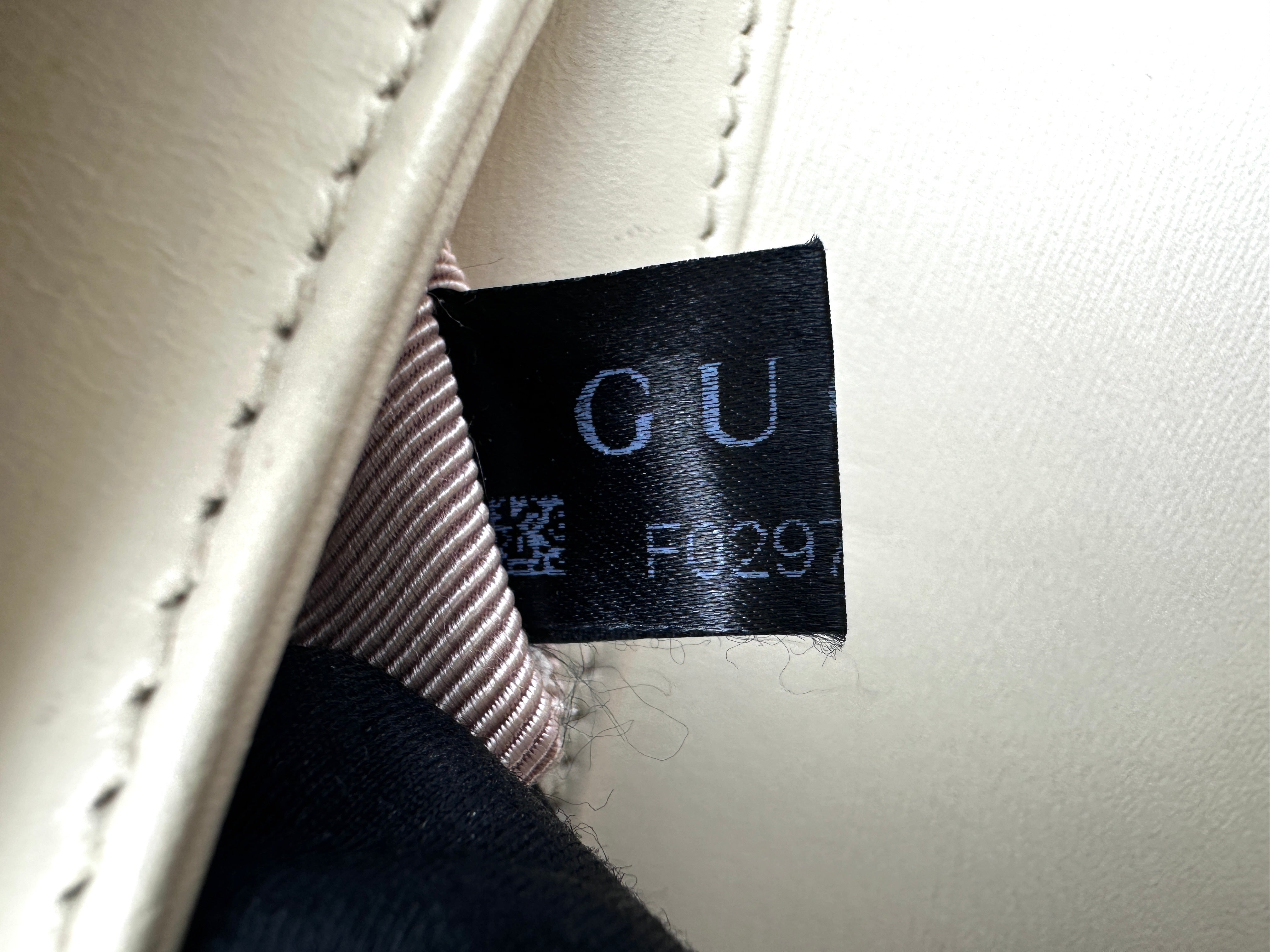 Gucci Arli White Leather Shoulder Bag GG1169