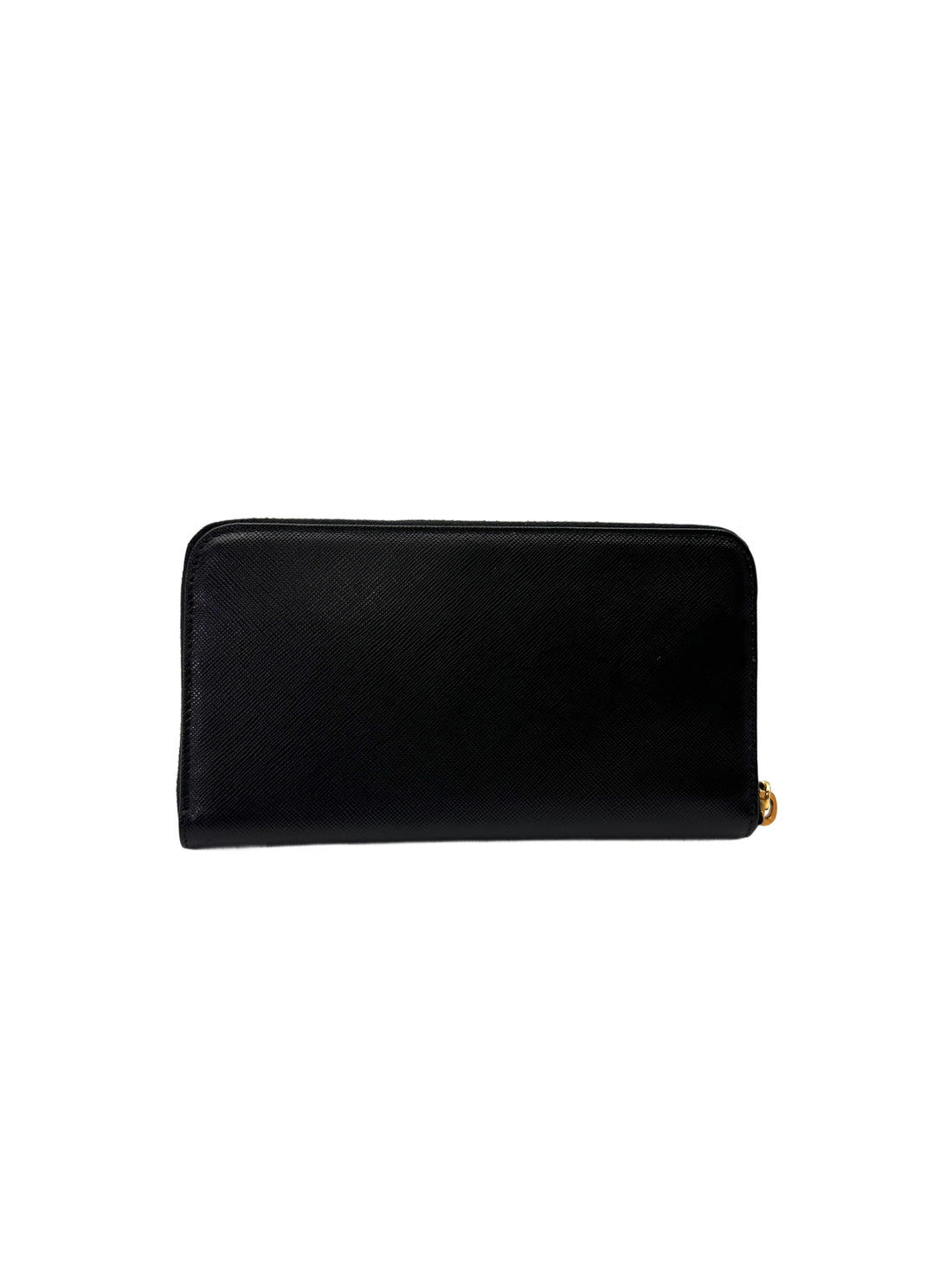 Prada Black Leather Long Wallet PR431