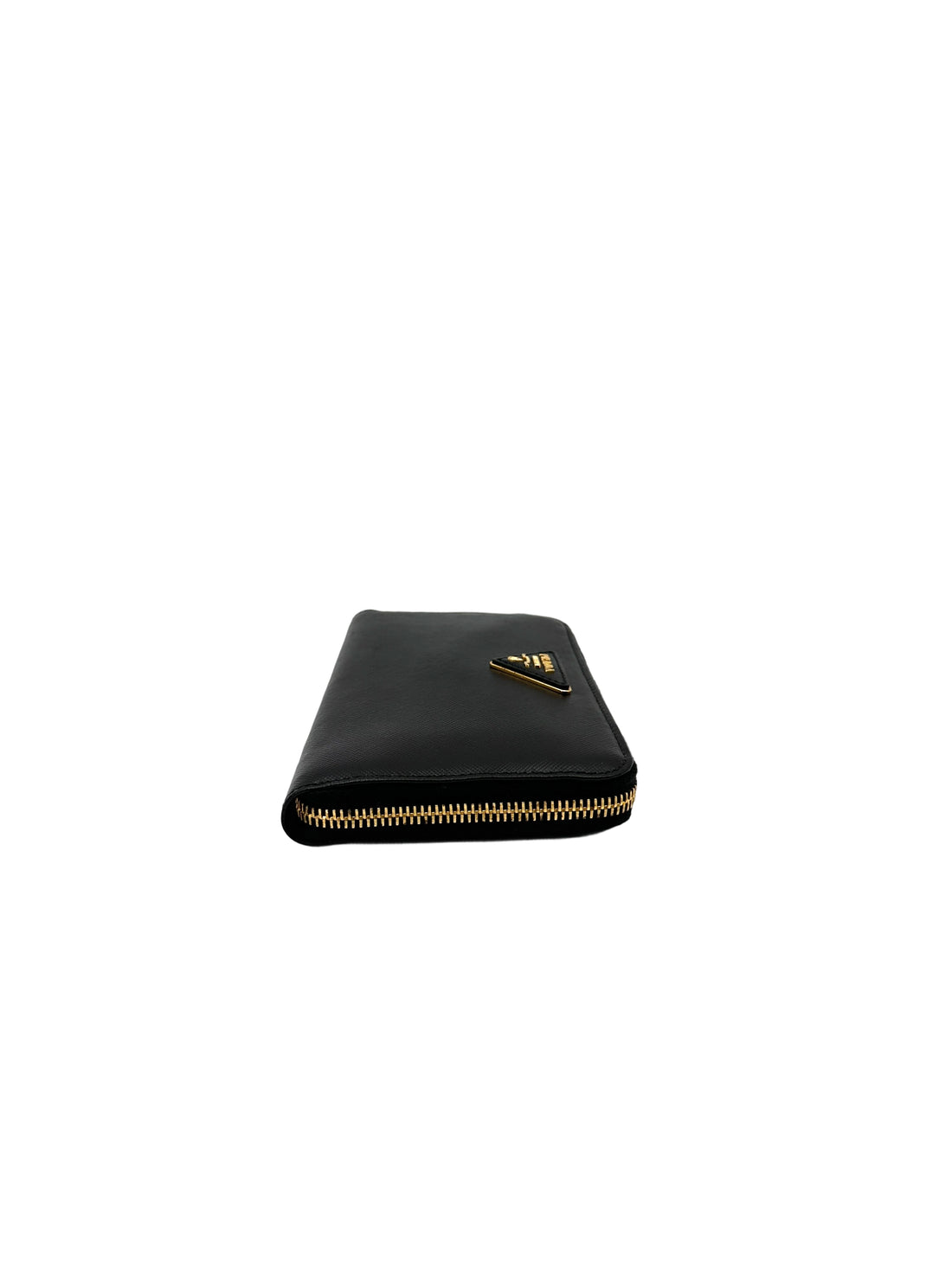 Prada Black Leather Long Wallet PR431