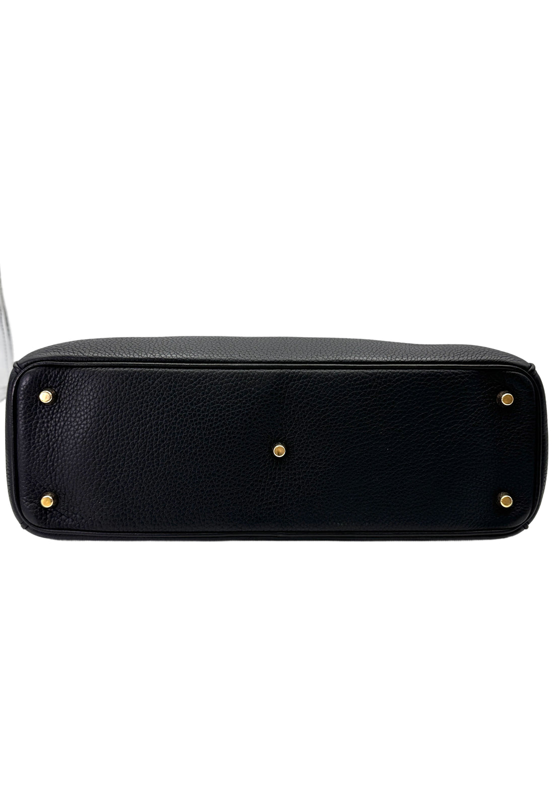 Christian Dior Diorissimo Black Leather Top Handle Bag DR768
