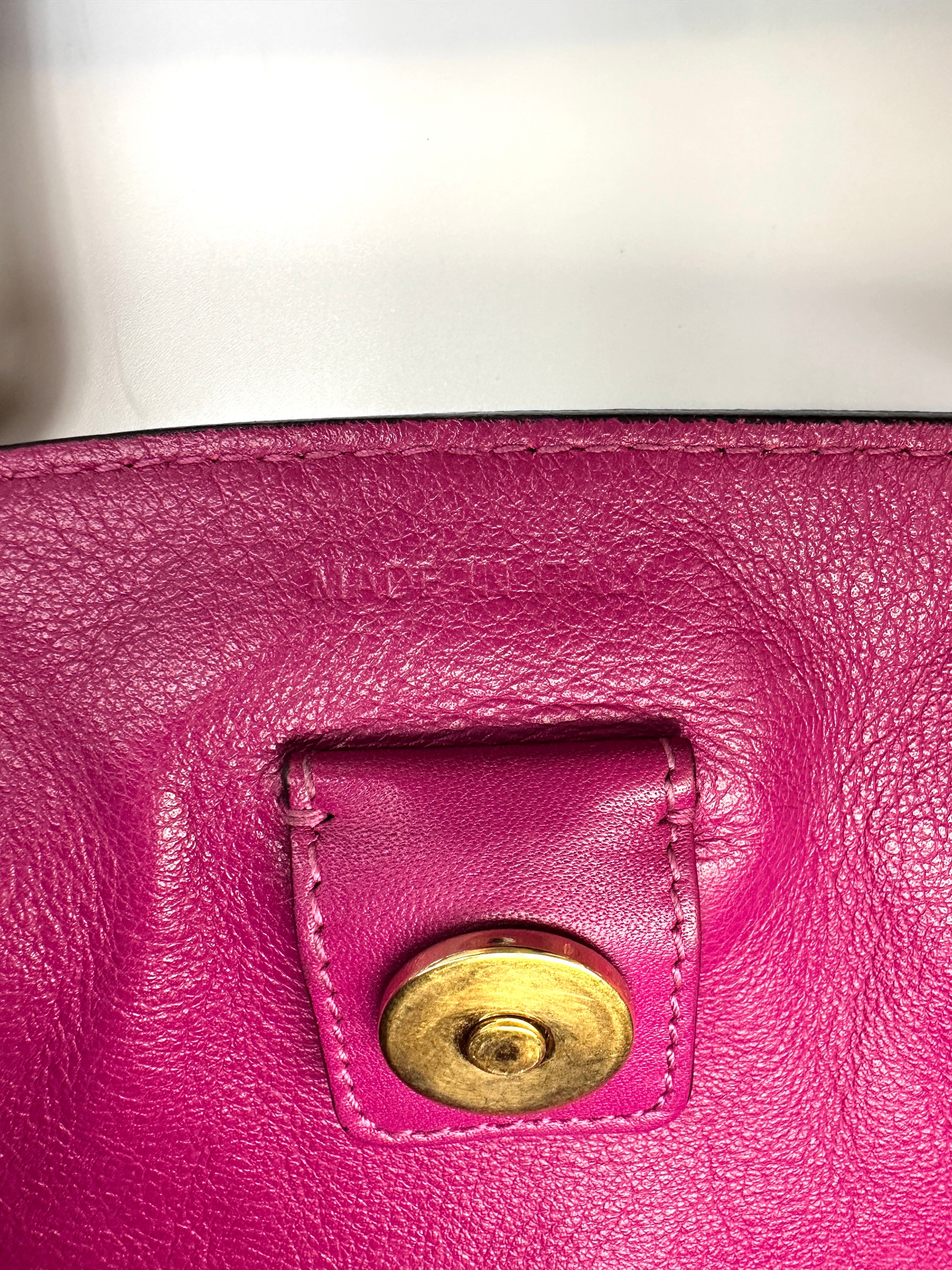 Christian Dior Diorissimo Black Leather Top Handle Bag DR768