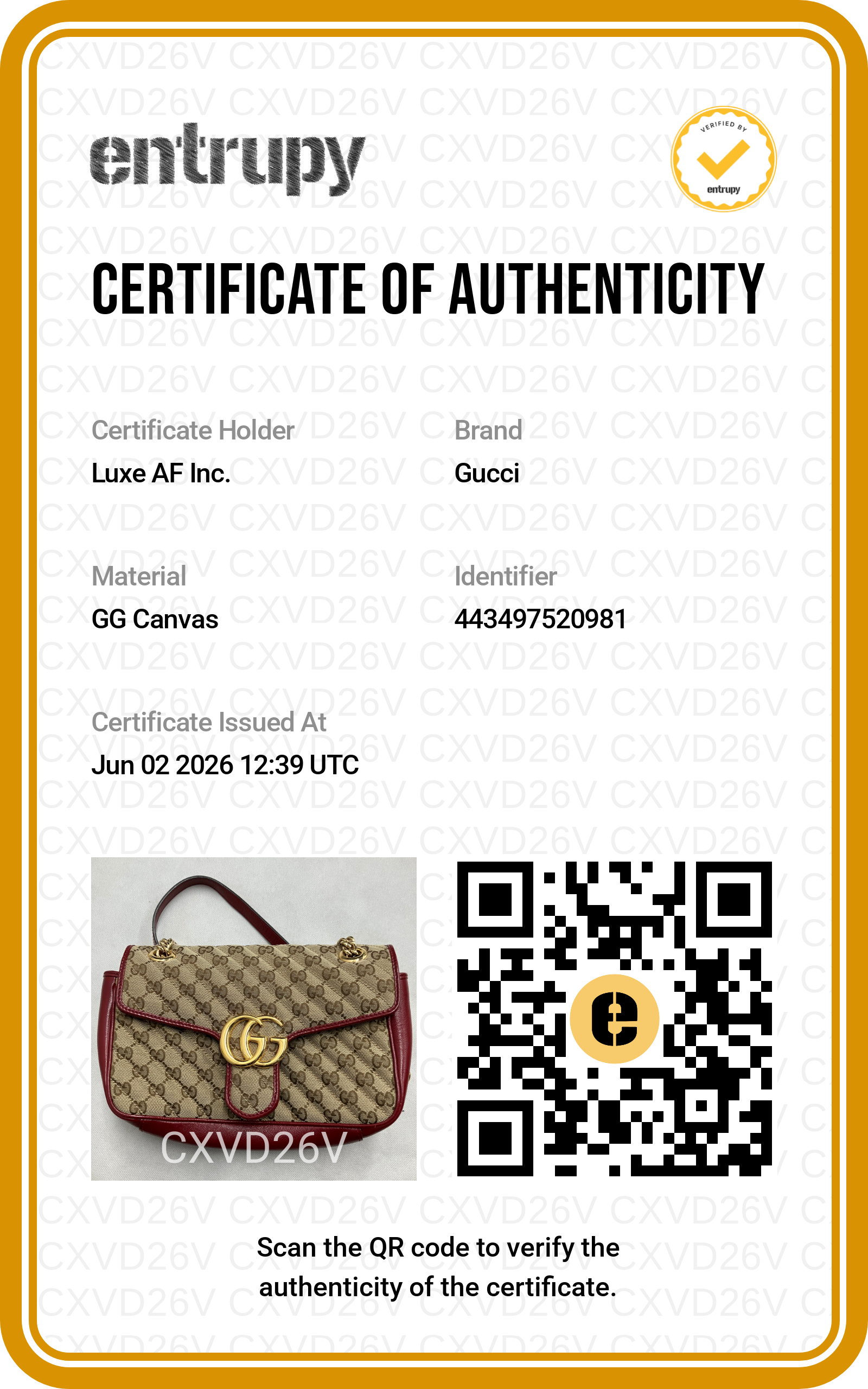 Gucci GG Marmont Beige Canvas Shoulder Bag With Red Trim GG1178