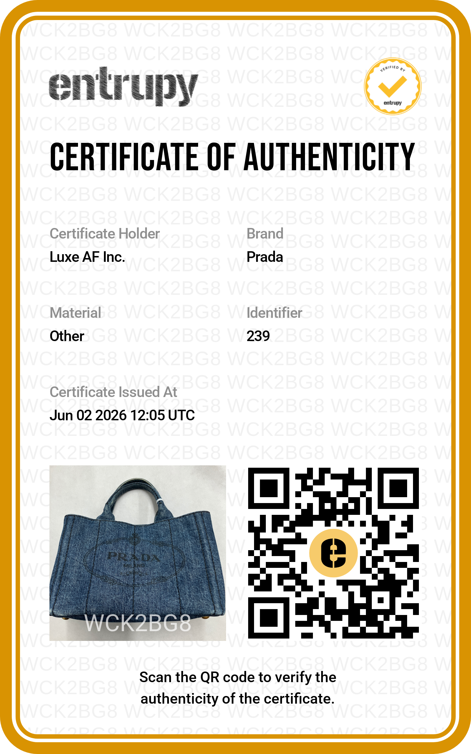 Prada Canapa Denim Blue Canvas Handle Bag PR427