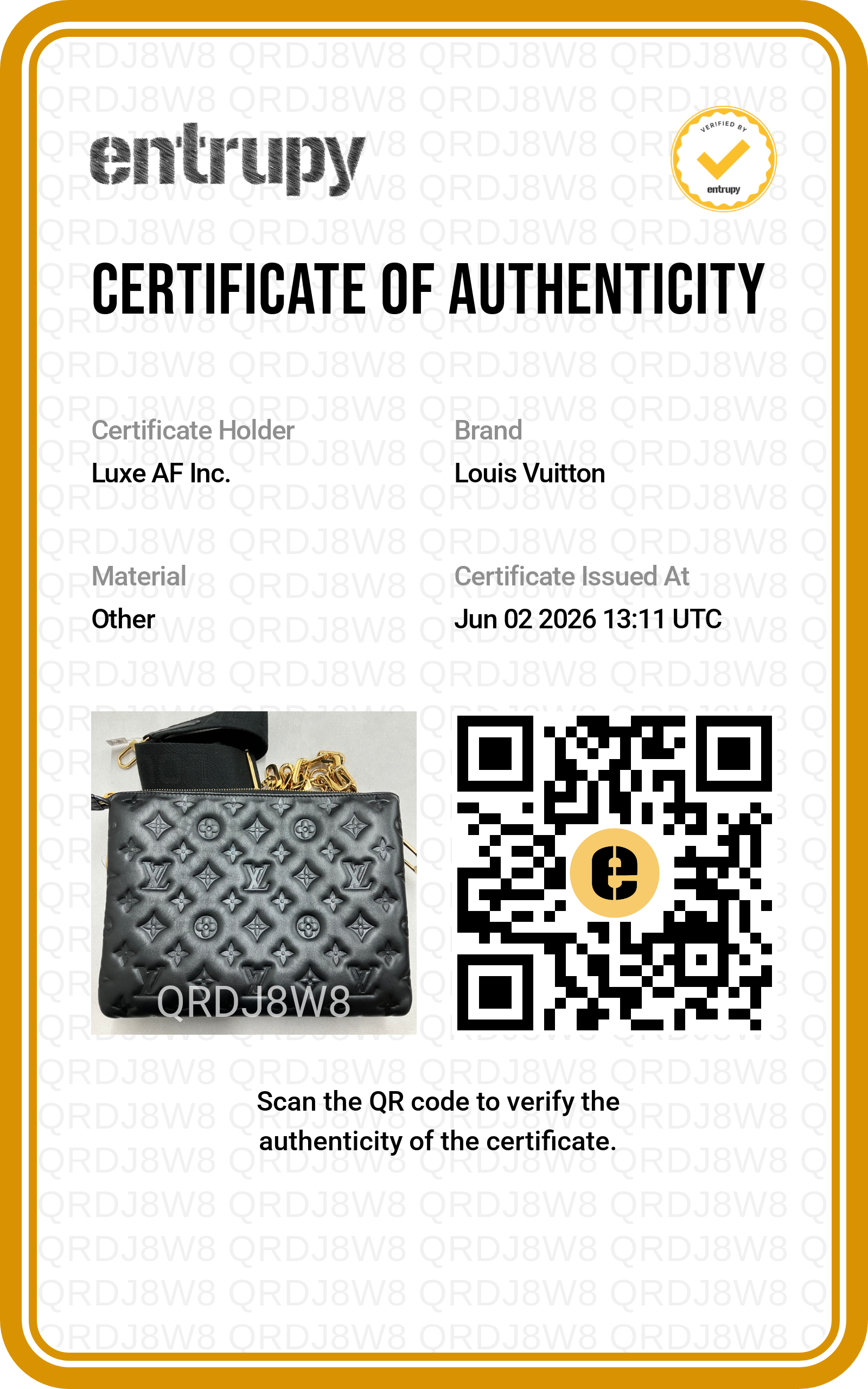 Louis Vuitton Coussin Black Monogram Embossed Leather Shoulder Bag LV2920