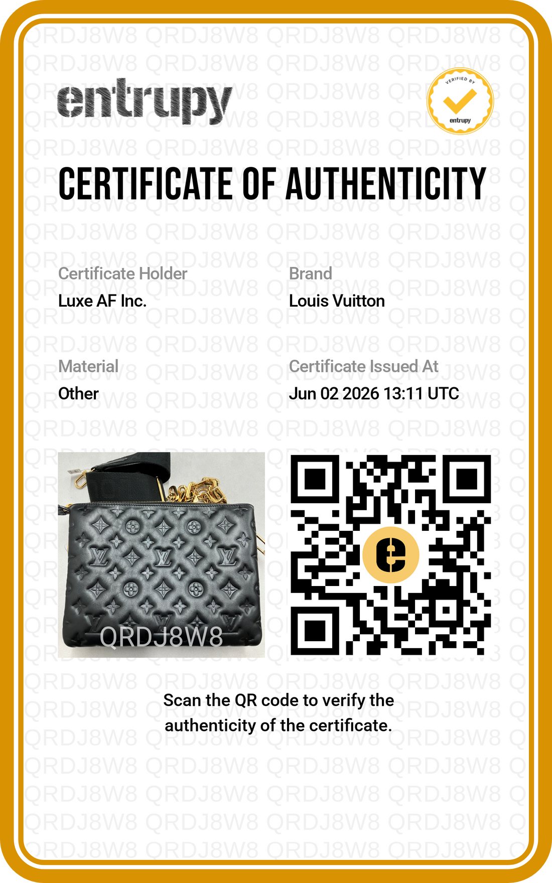 Louis Vuitton Coussin Black Monogram Embossed Leather Shoulder Bag LV2920