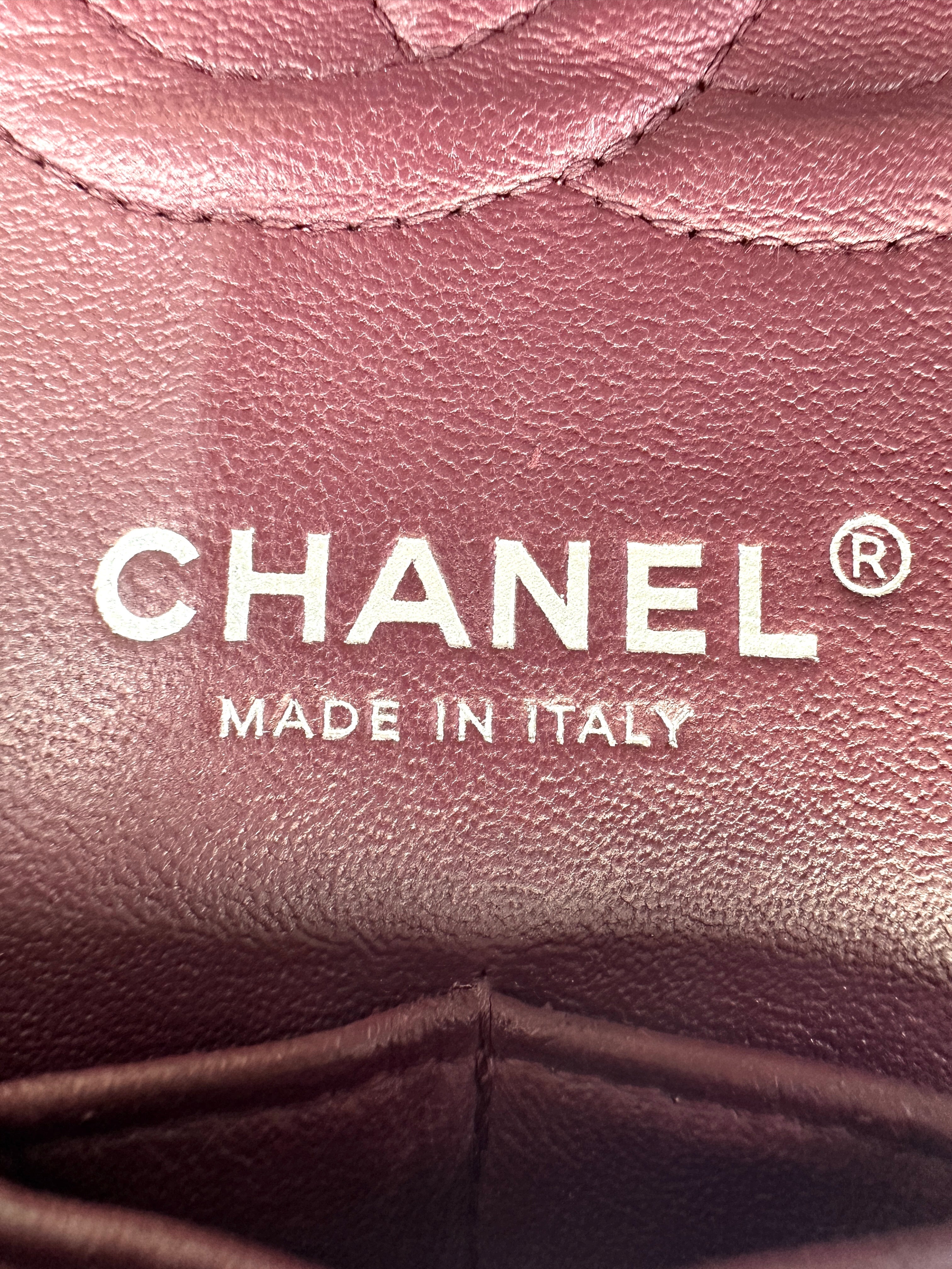 Chanel Classic Flap Black Quilted Leather Medium Size Flap Bag With Silver Buckle(16***37) CC2083