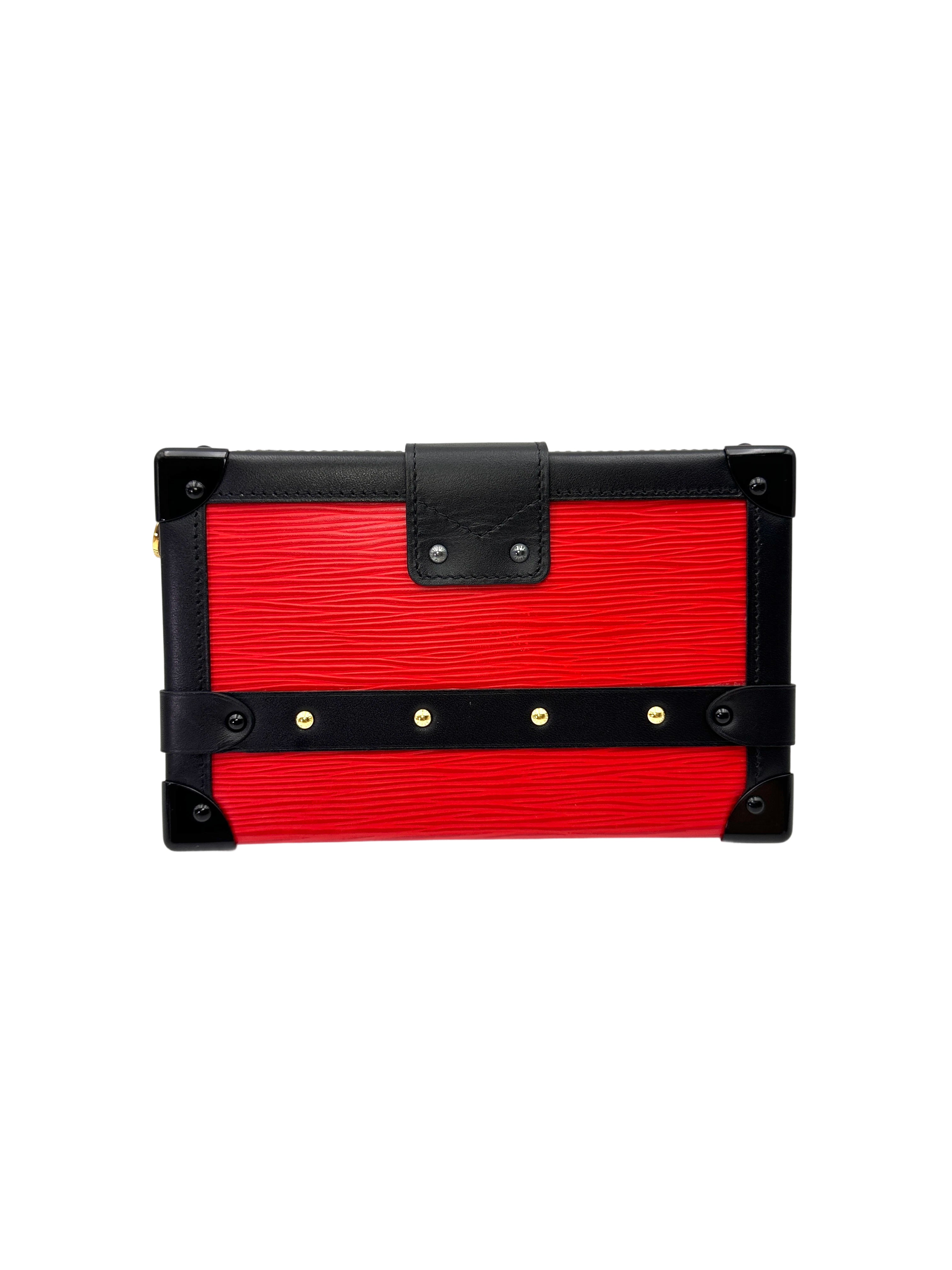 Louis Vuitton Petite Malle Red Epi Leather Shoulder Bag LV2919