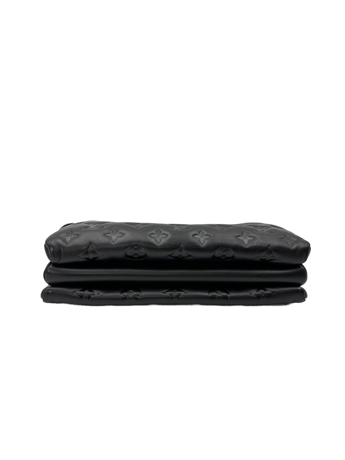 Louis Vuitton Coussin Black Monogram Embossed Leather Shoulder Bag LV2920