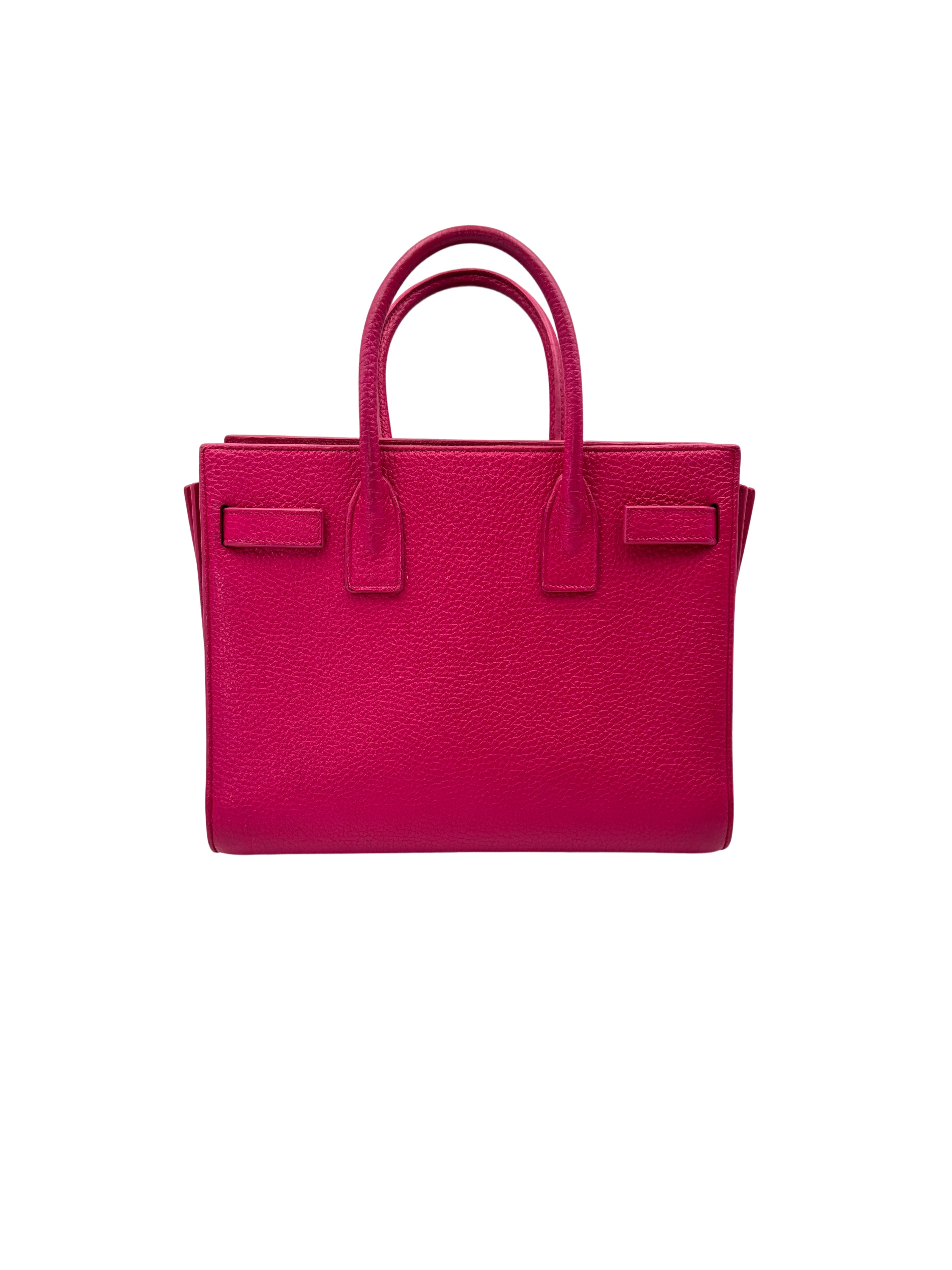 Saint Laurent Sac de Jour Pink Leather Small Size Handle Bag SL247