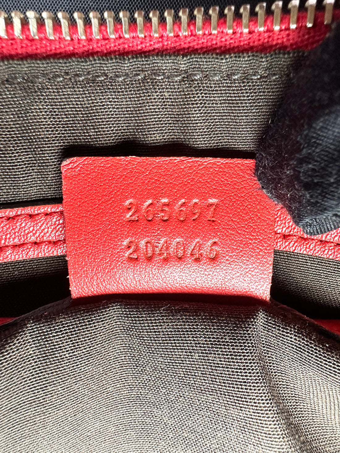Gucci Red Guccissima Leather Boston Bag GG1176
